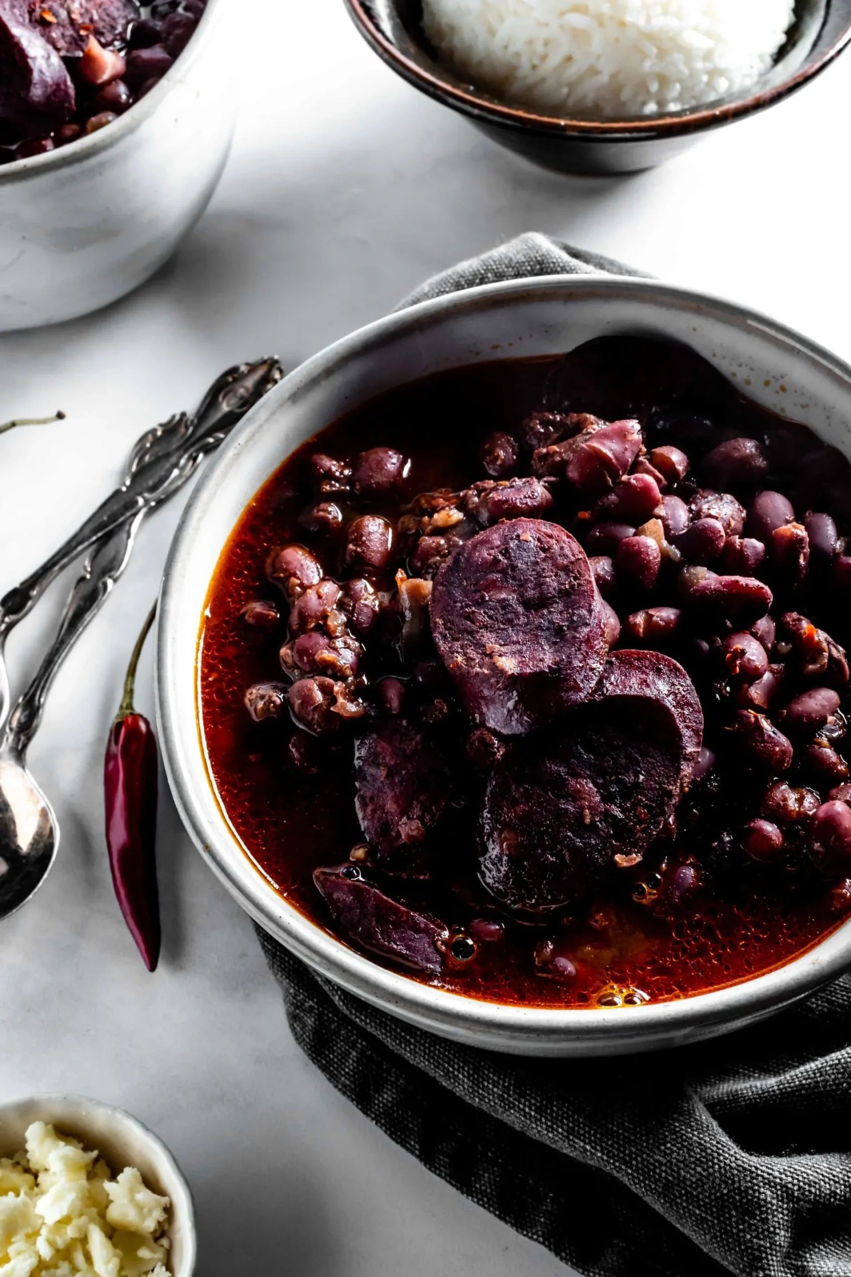 Spicy Black Bean and Sausage Soup