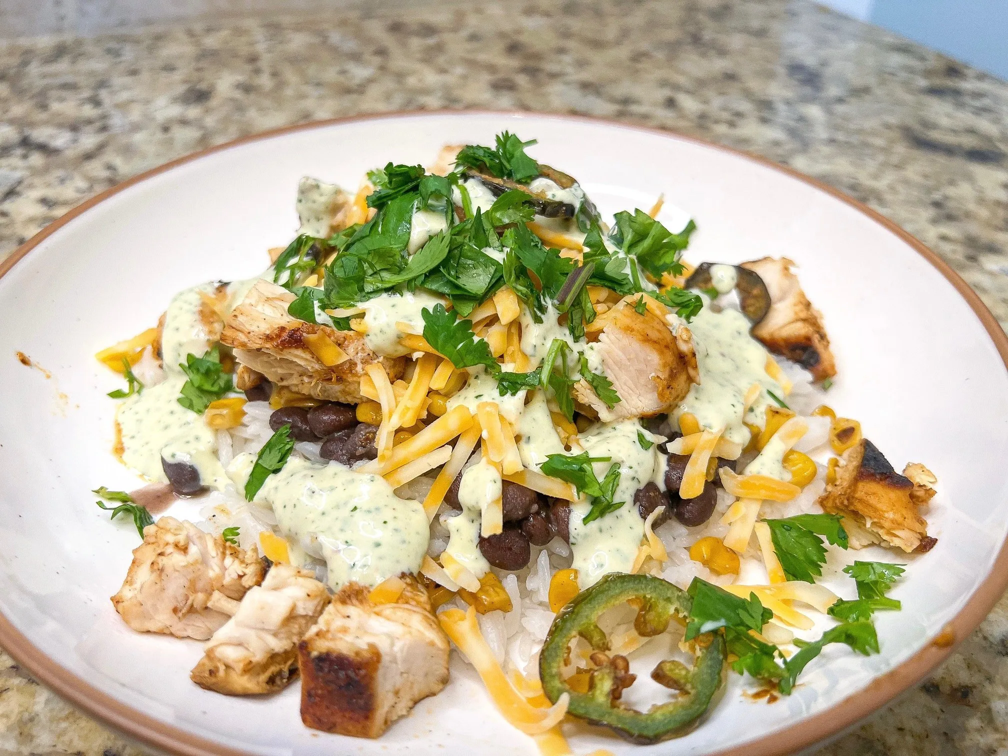 Spicy Brazilian Burrito Bowls
