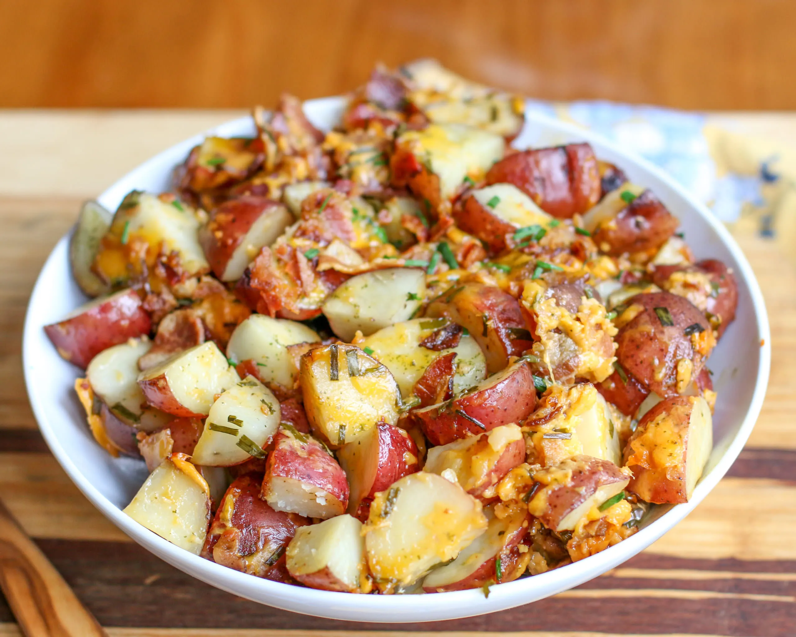 Spicy Cheesy Bacon Ranch Potatoes