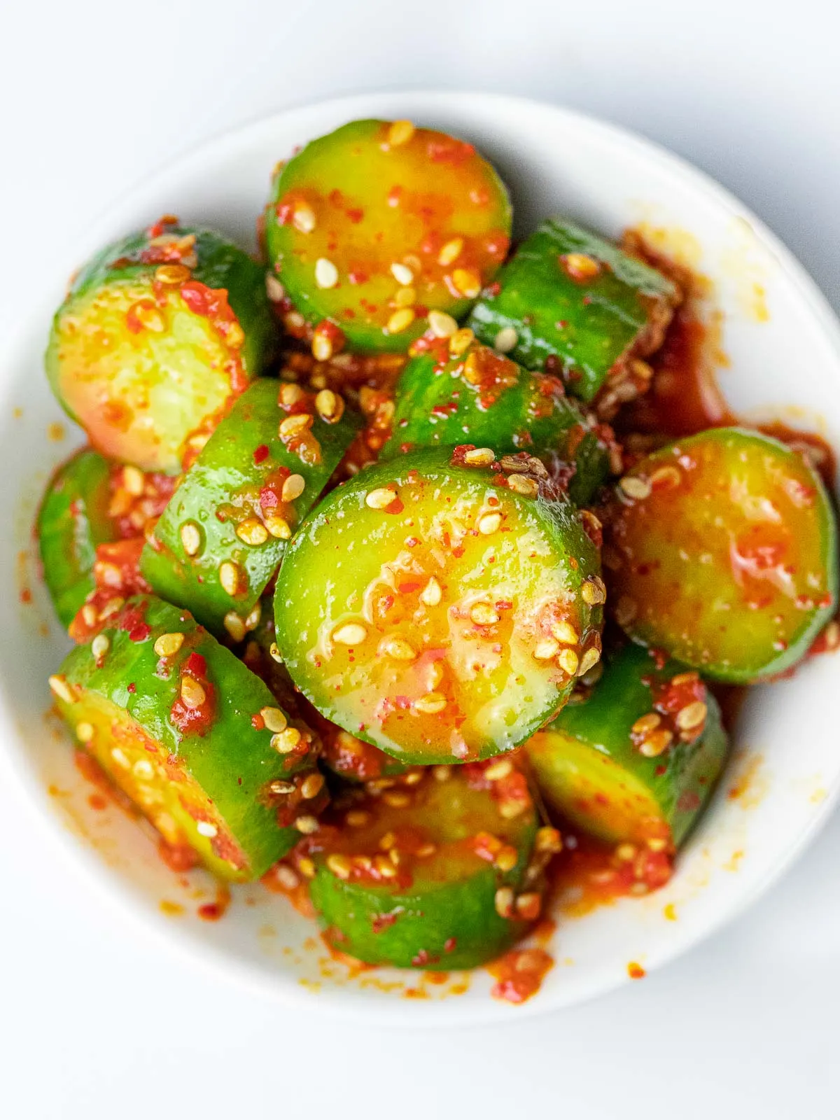 Spicy Cucumber Salad (Cucumber Muchim)