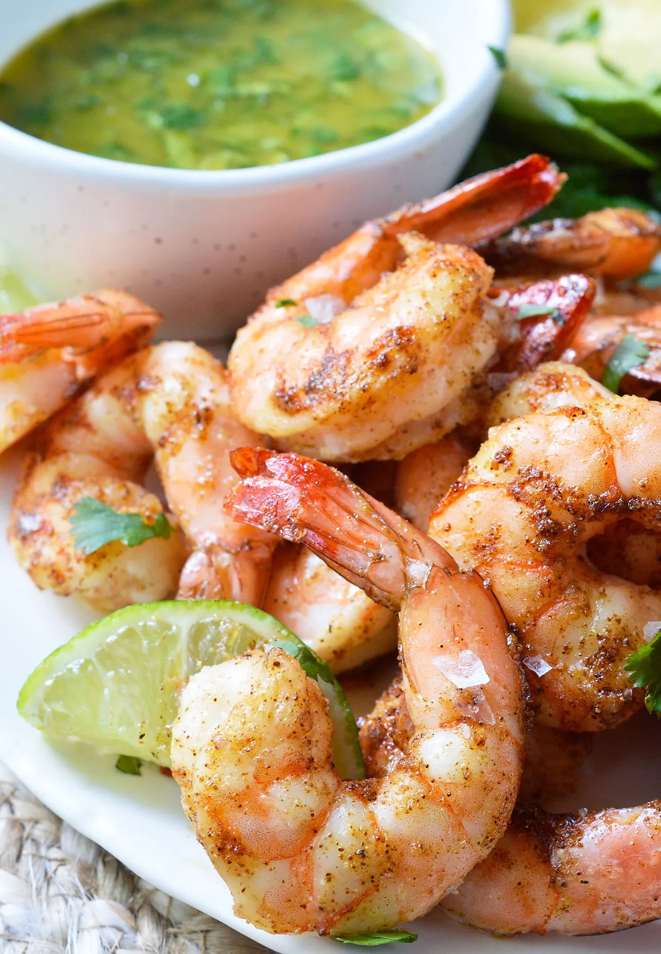 Spicy Garlic Cilantro Shrimp
