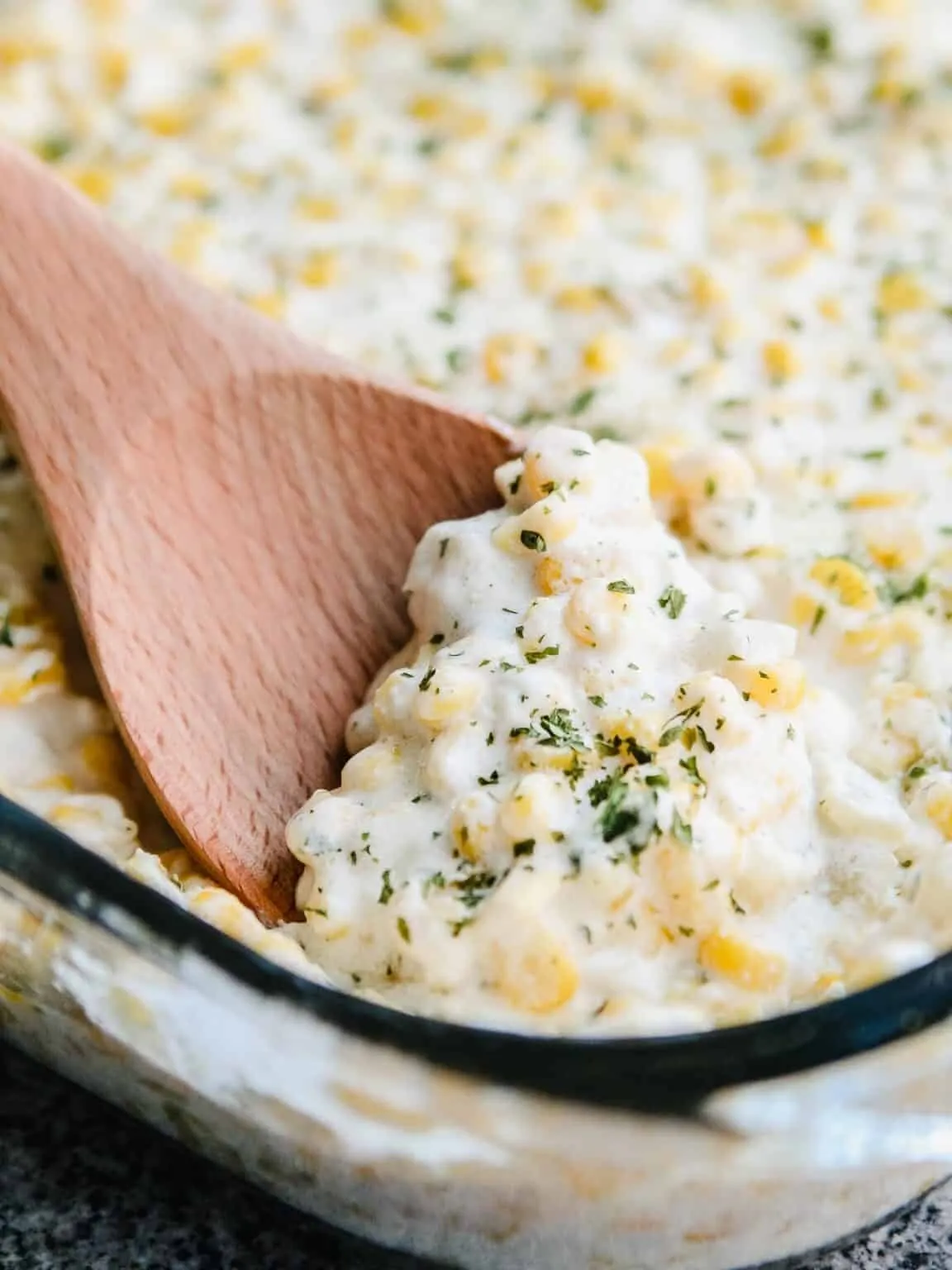 Spicy Green Chile Corn Casserole