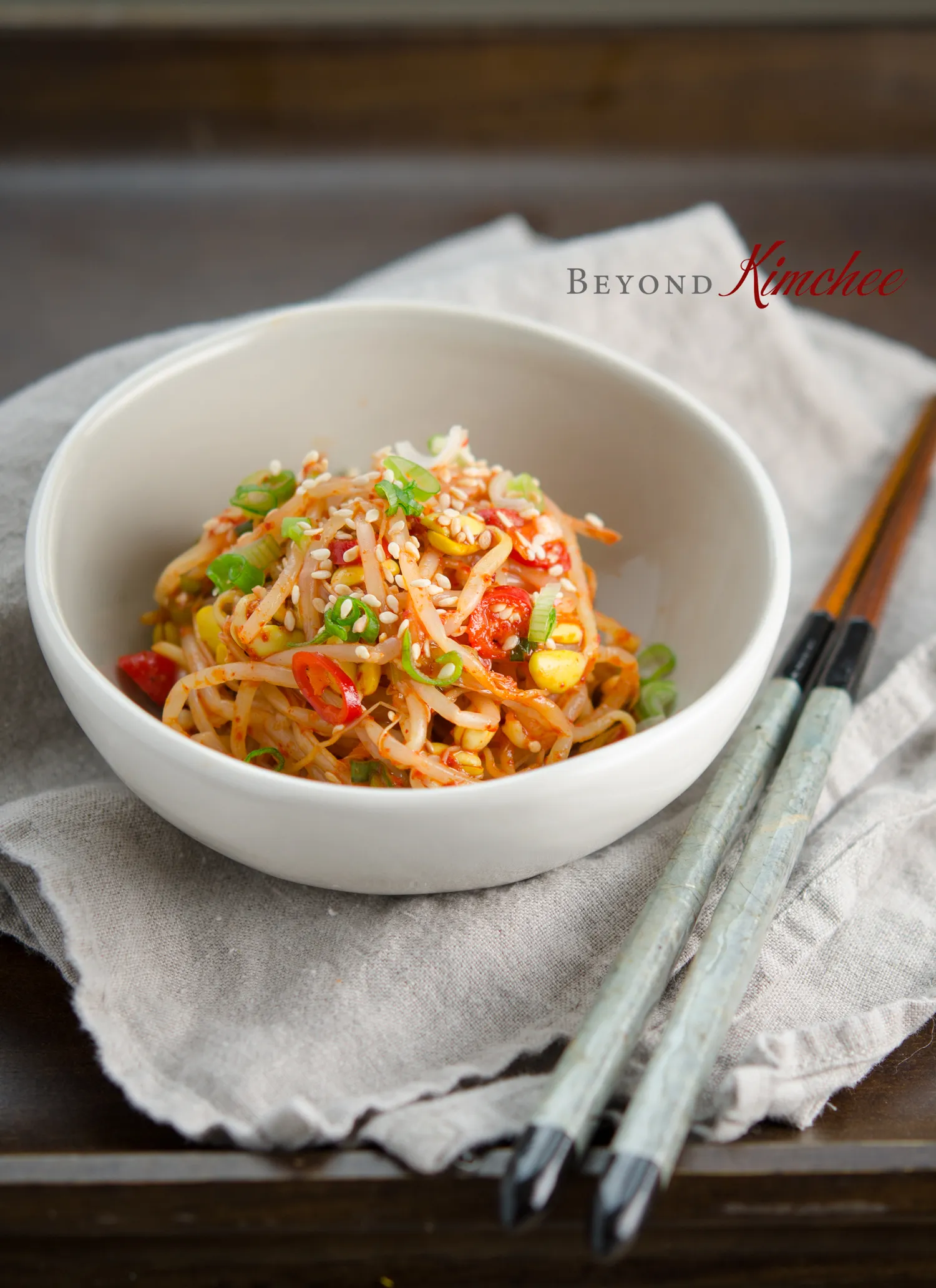 Spicy Korean Bean Sprout Salad