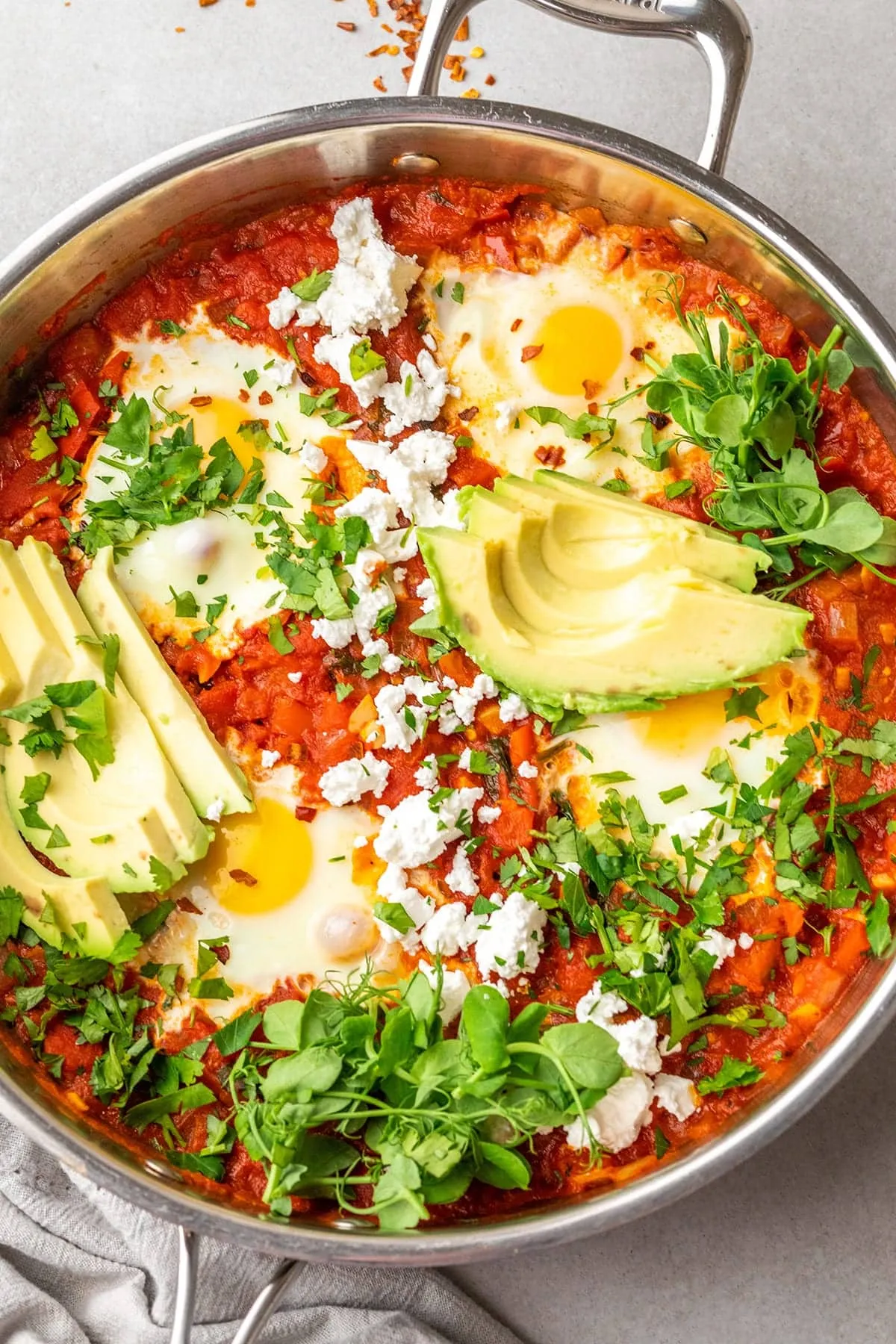 Spicy Moroccan Fried Eggs