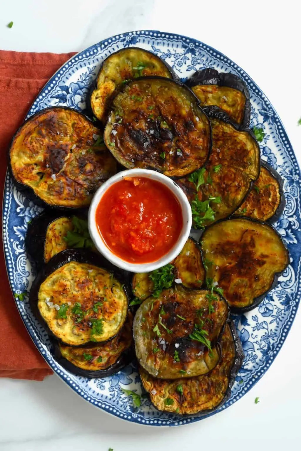 Spicy Roasted Eggplant Slices