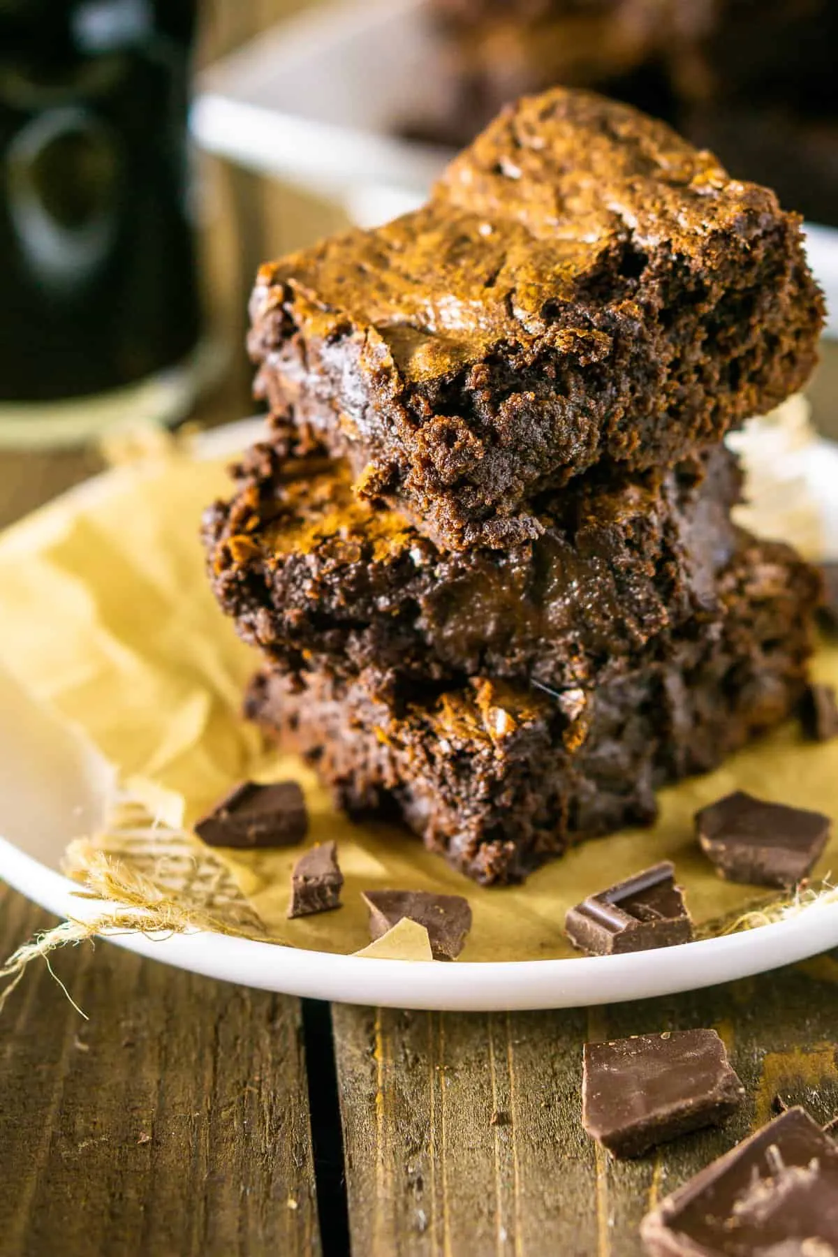 Spicy Stout Brownies (Borracho Brownies)