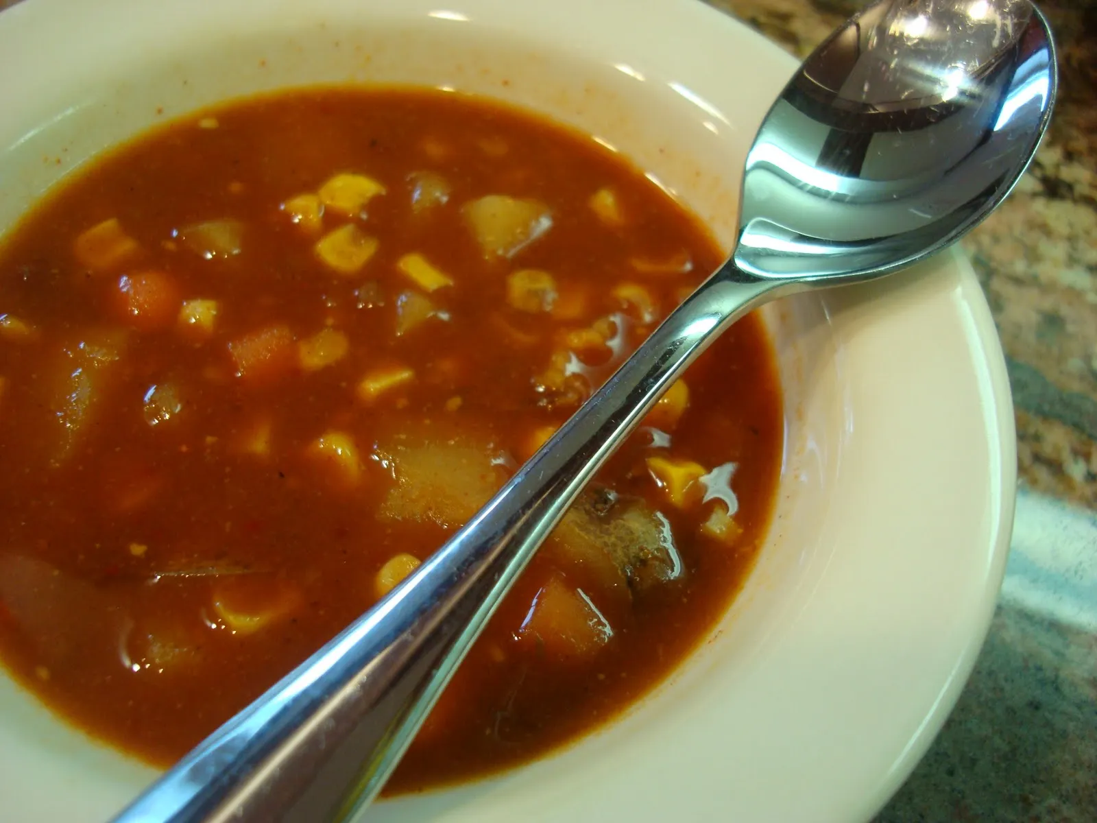 Spicy Vegetable Corn Bean Soup