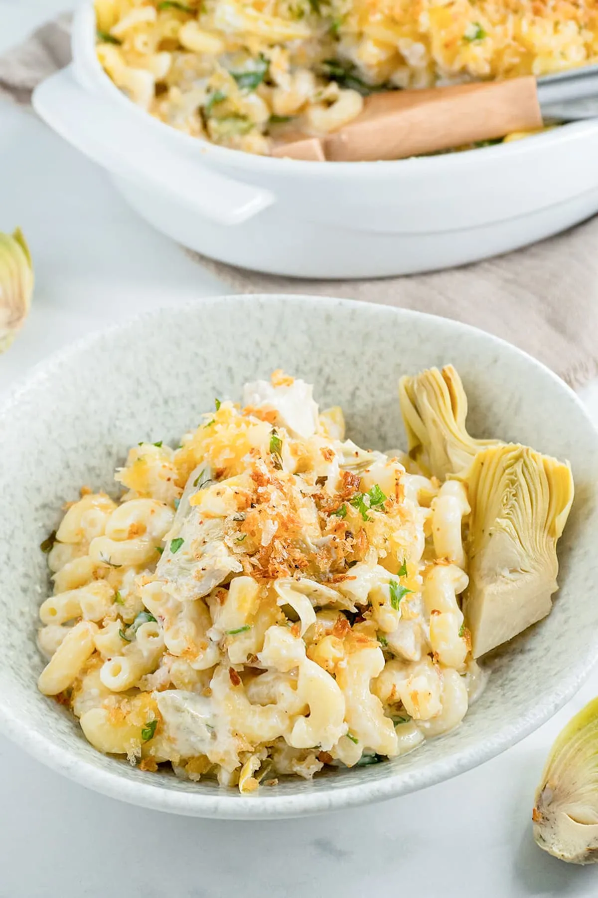 Spinach Artichoke Mac and Cheese