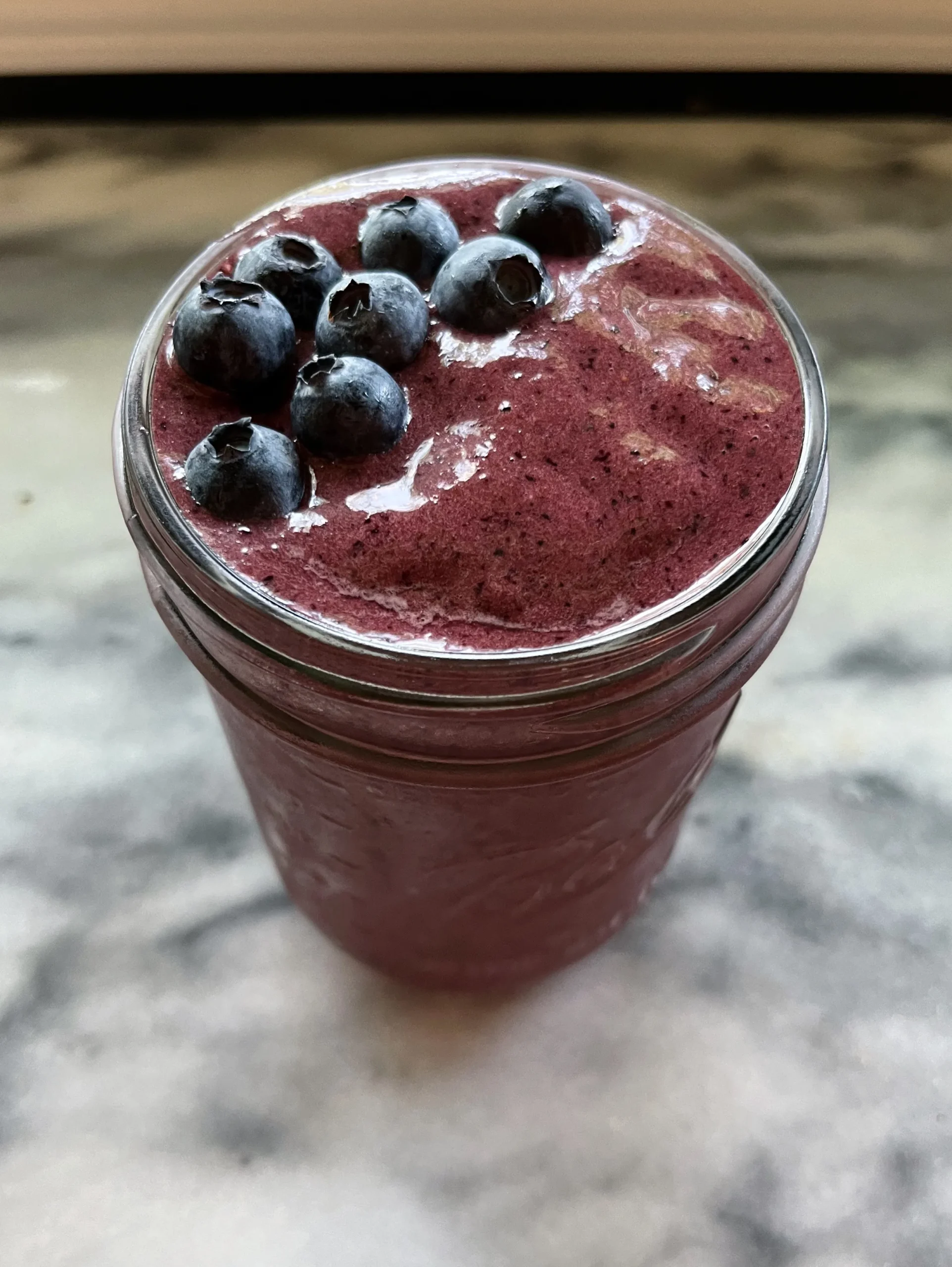 Spinach Blueberry and Banana Smoothie