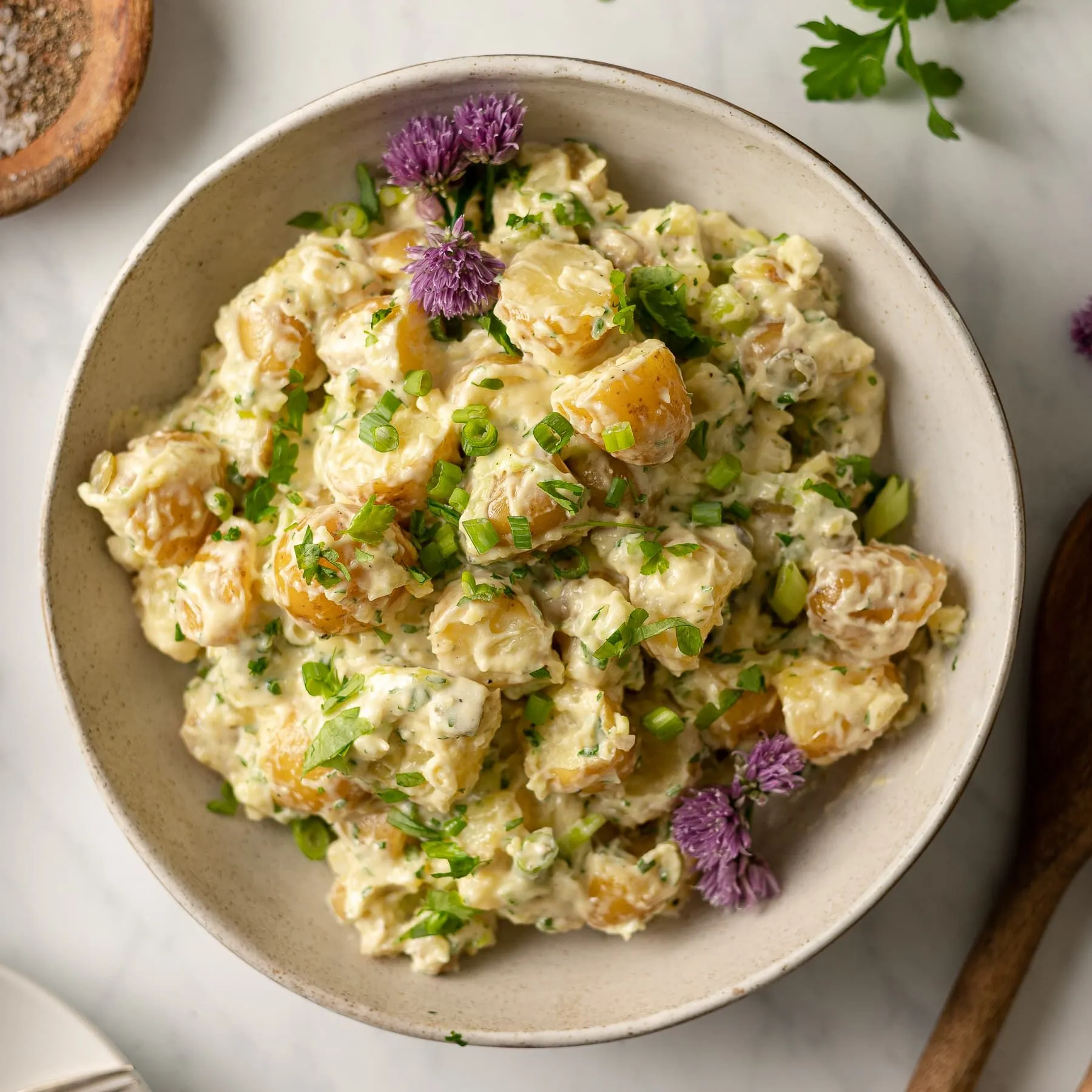 Spring Onion Potato Salad
