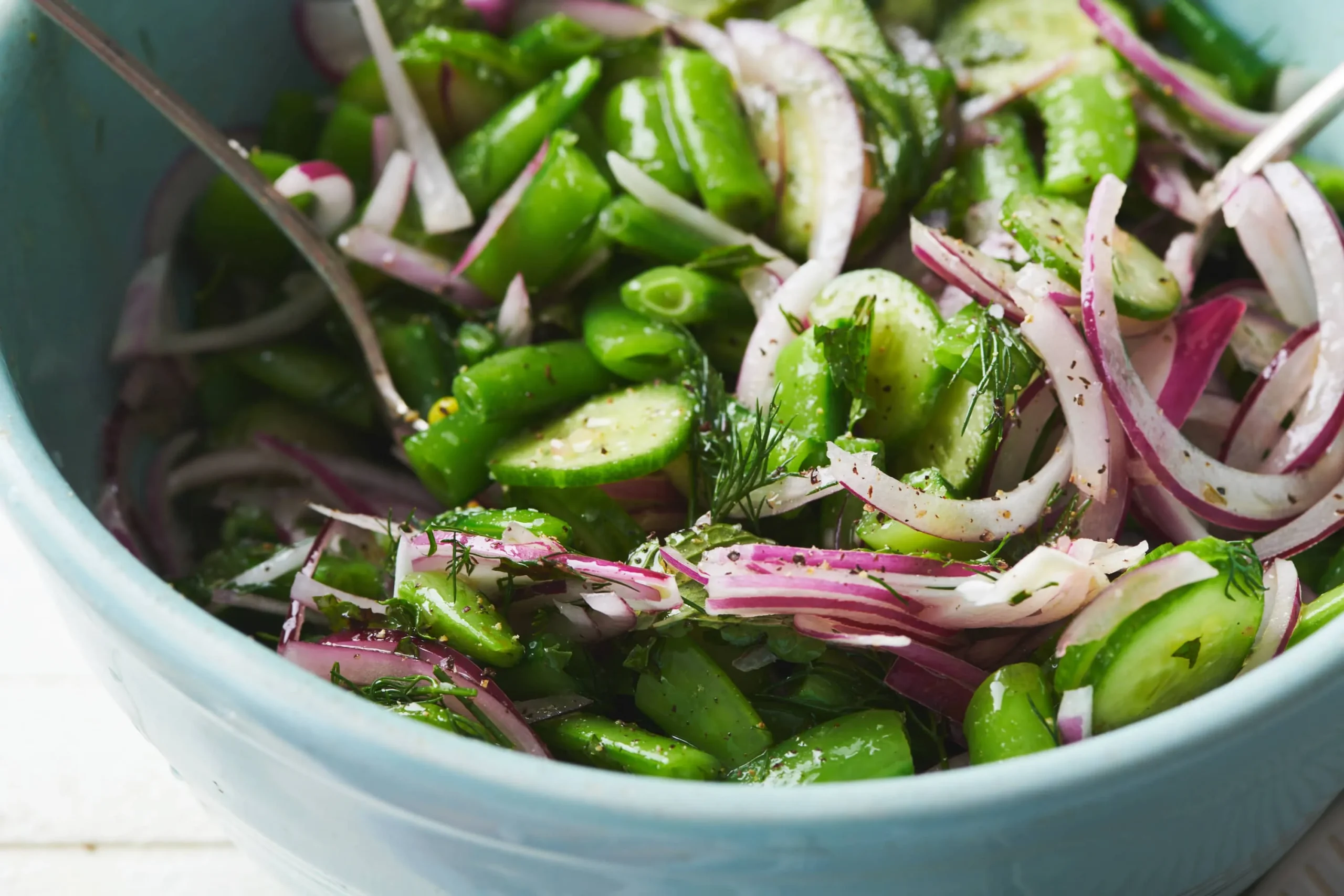 Spring Sugar Snap Pea Salad