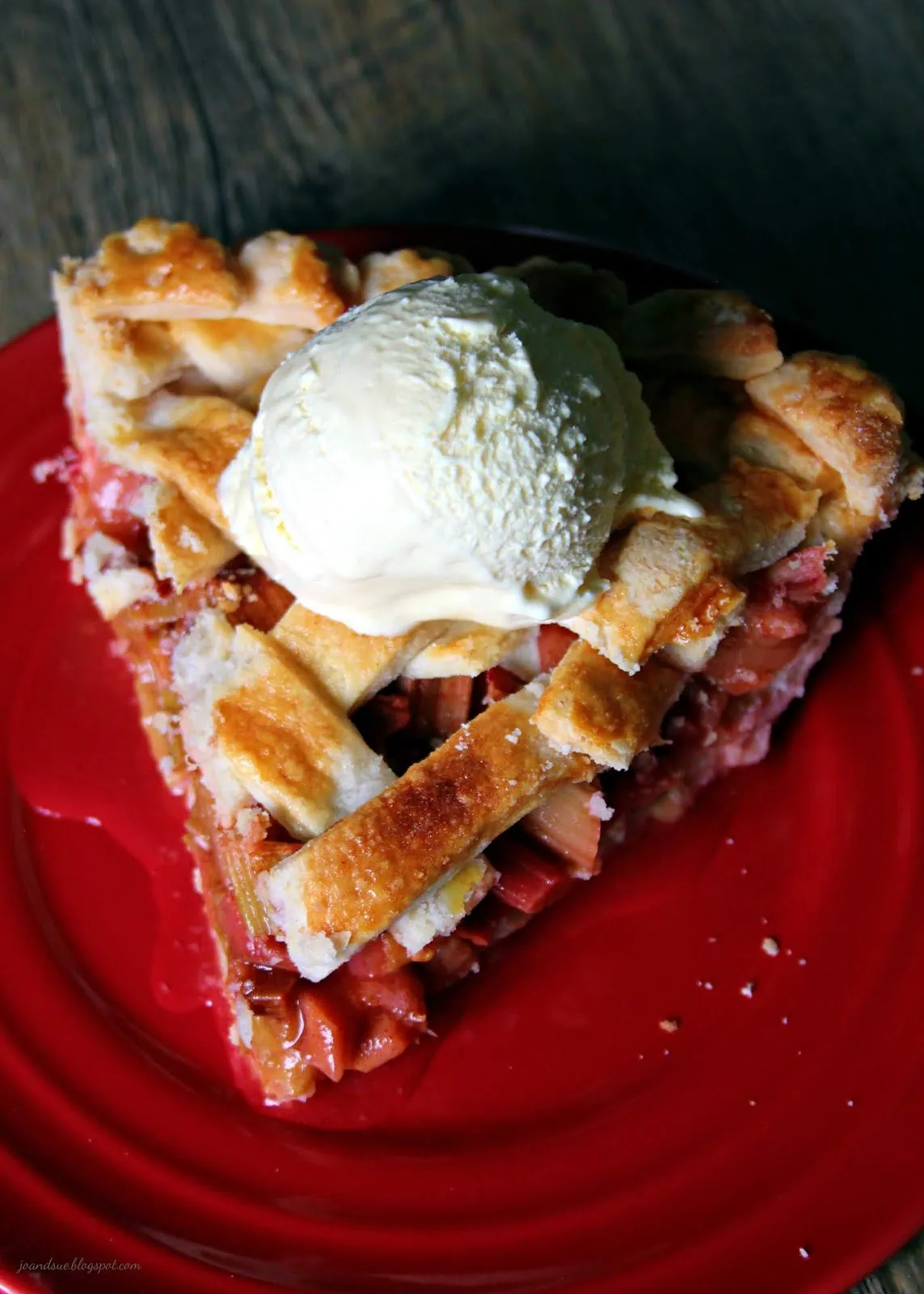 Springtime in Vermont is Rhubarb Pie Time