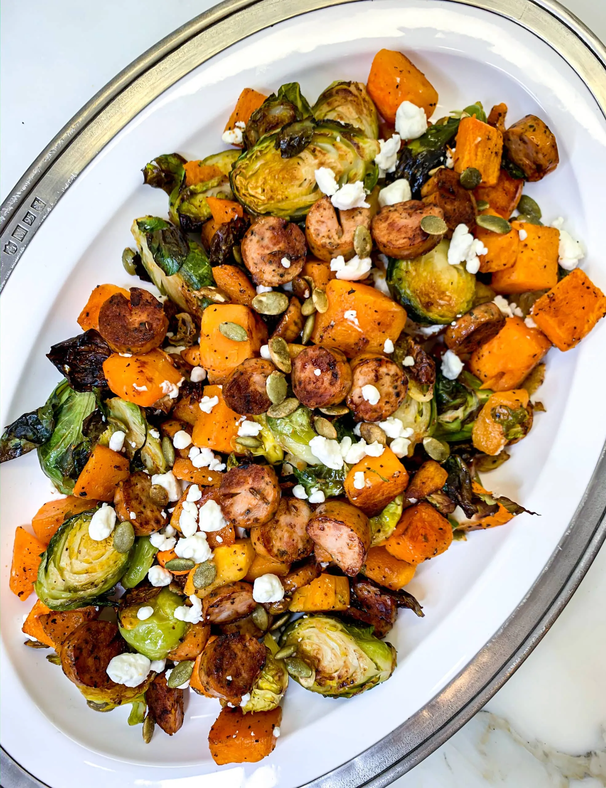 Squash and Chicken Sausage Hash