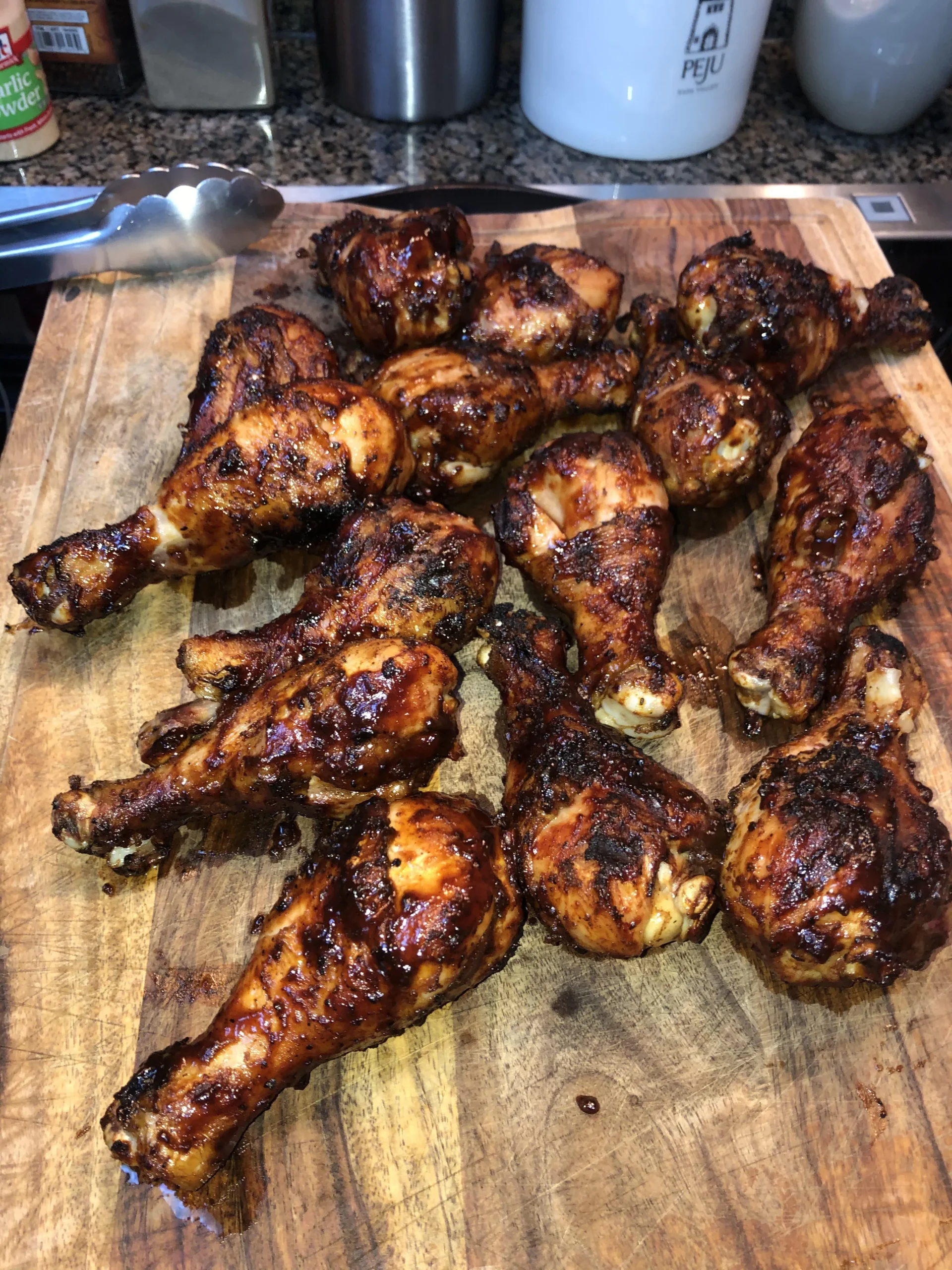 Sriracha Honey Glazed Leg Quarters