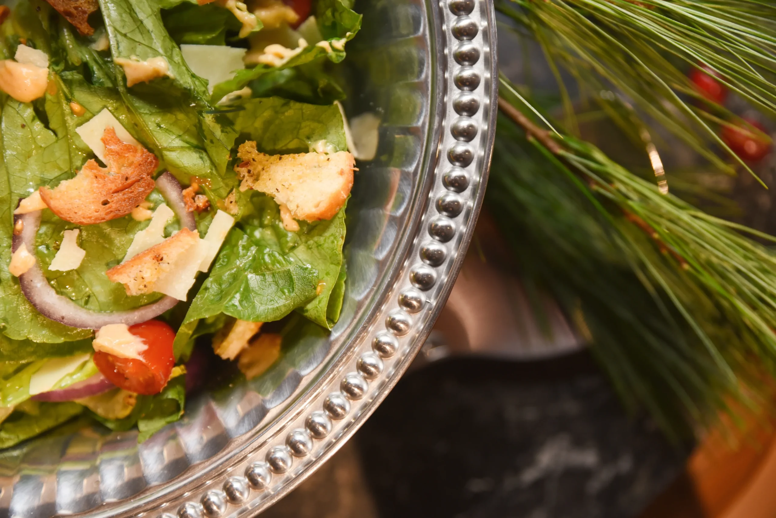 Sriracha Kale Caesar Salad