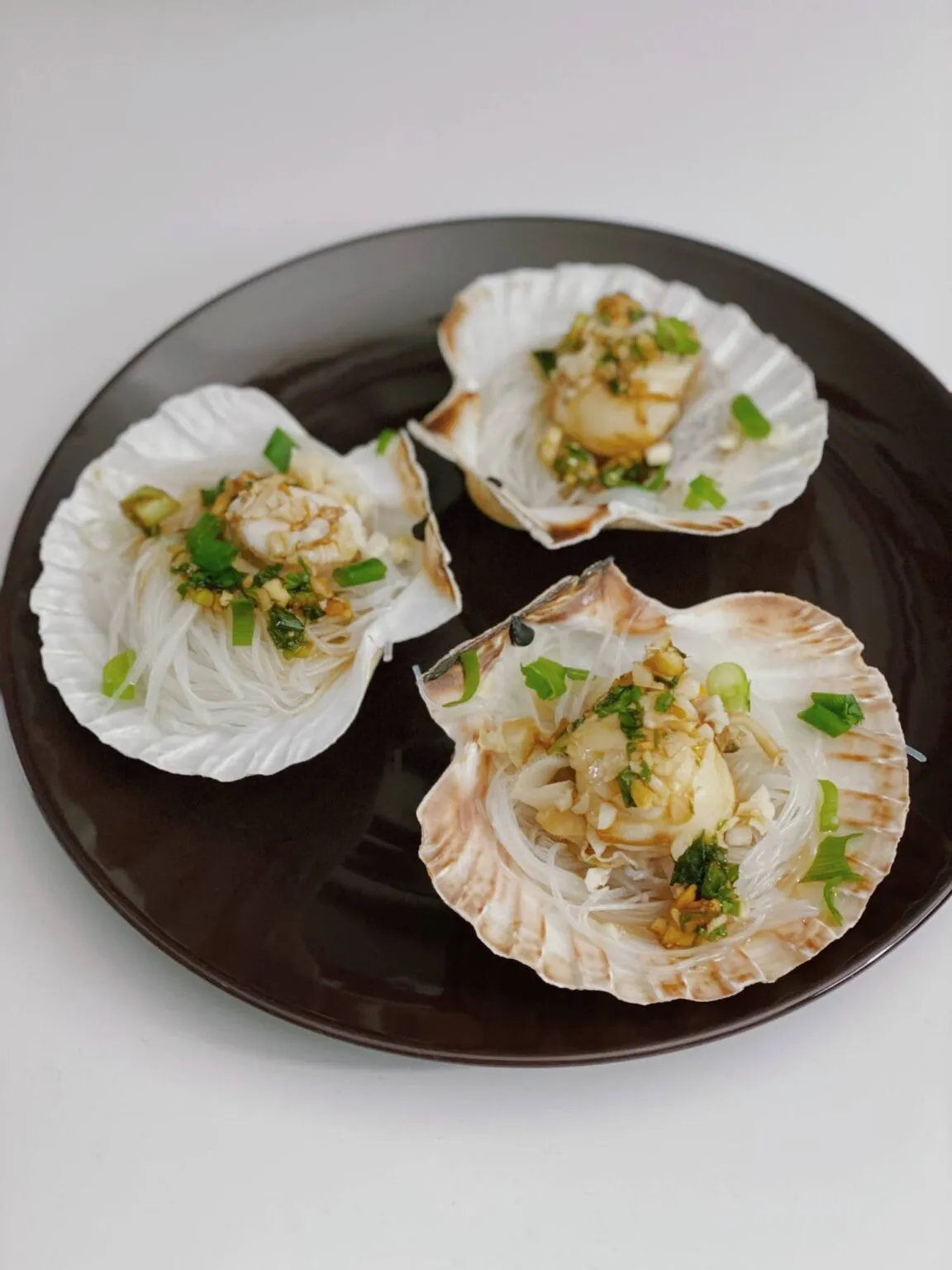 Steamed Scallops with Vermicelli