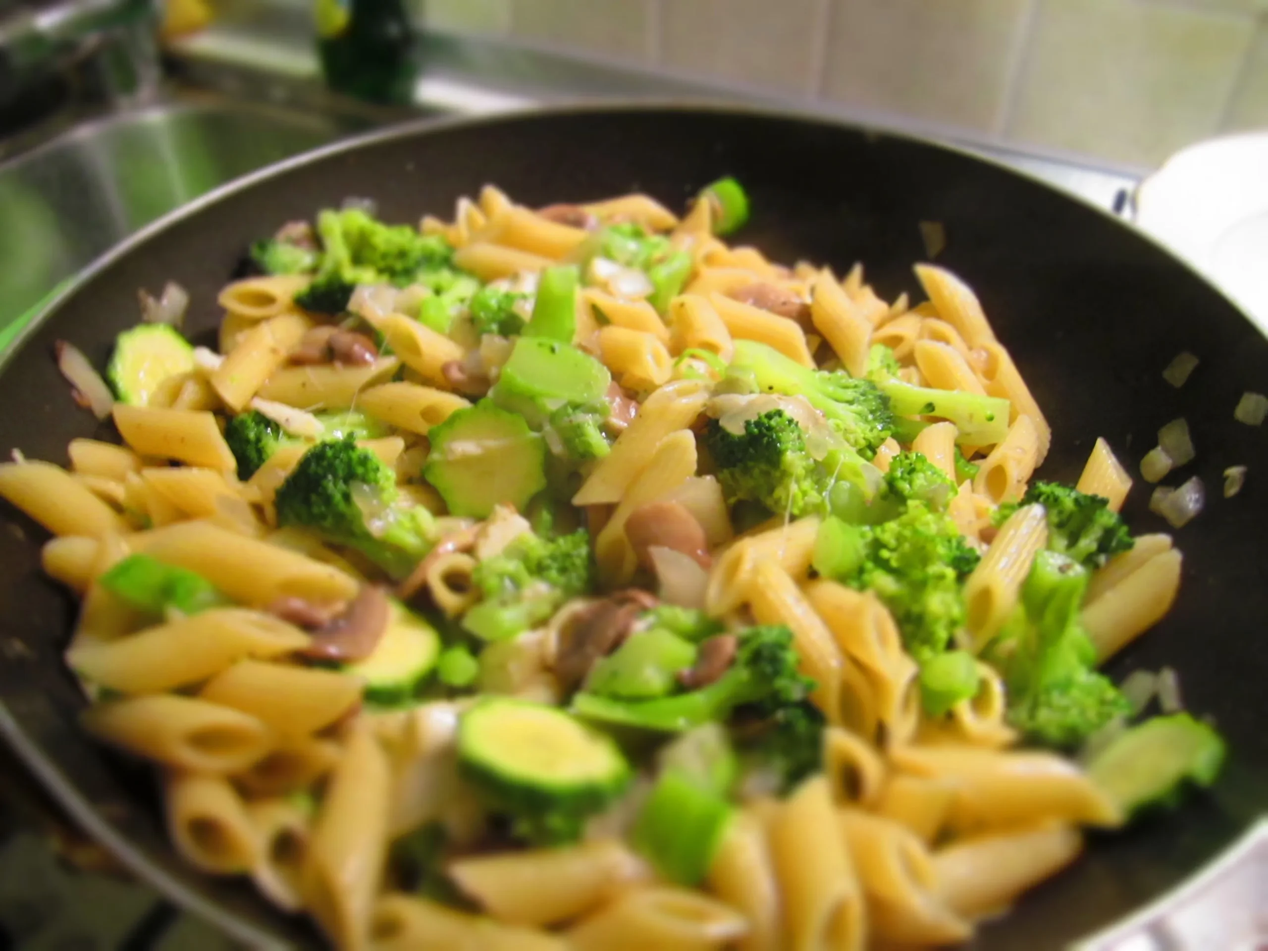 Steamed Zucchini and Cheese