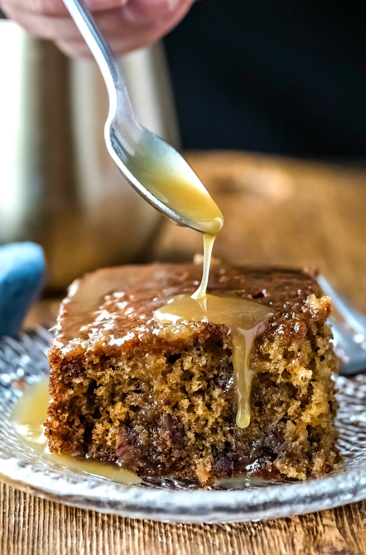 Sticky Toffee Chai Pudding Cake