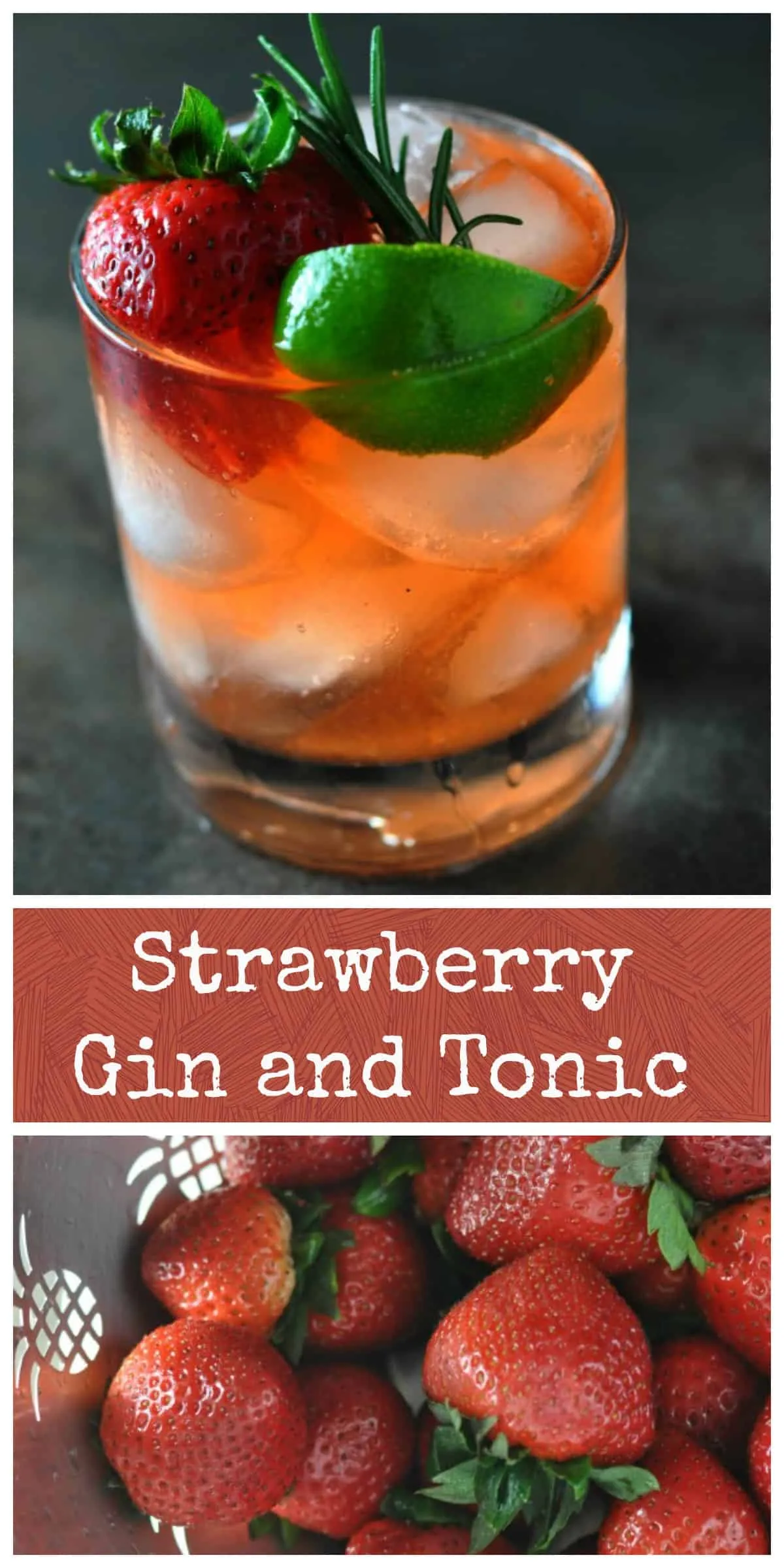 Strawberry Gin and Tonic