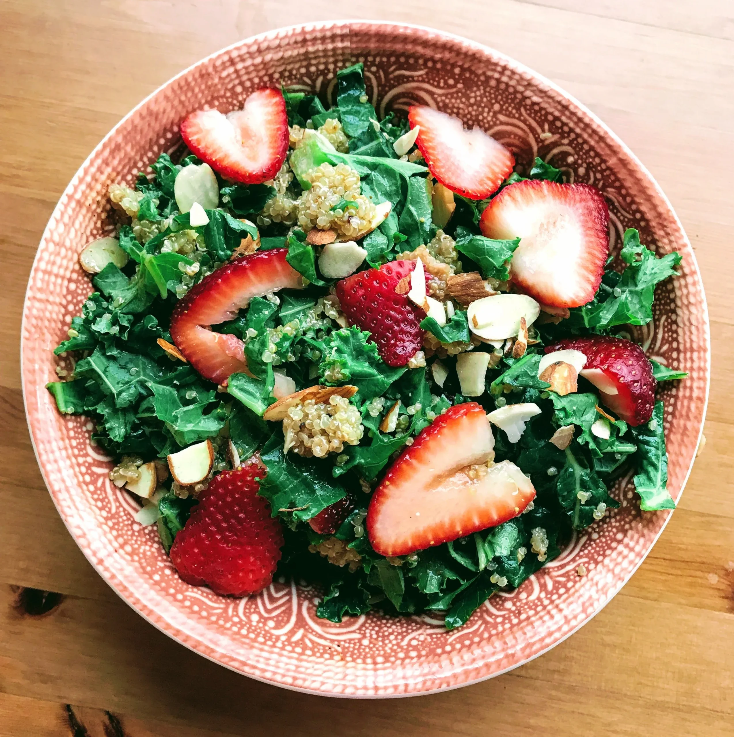Strawberry Kale Quinoa Salad Weekly Menu