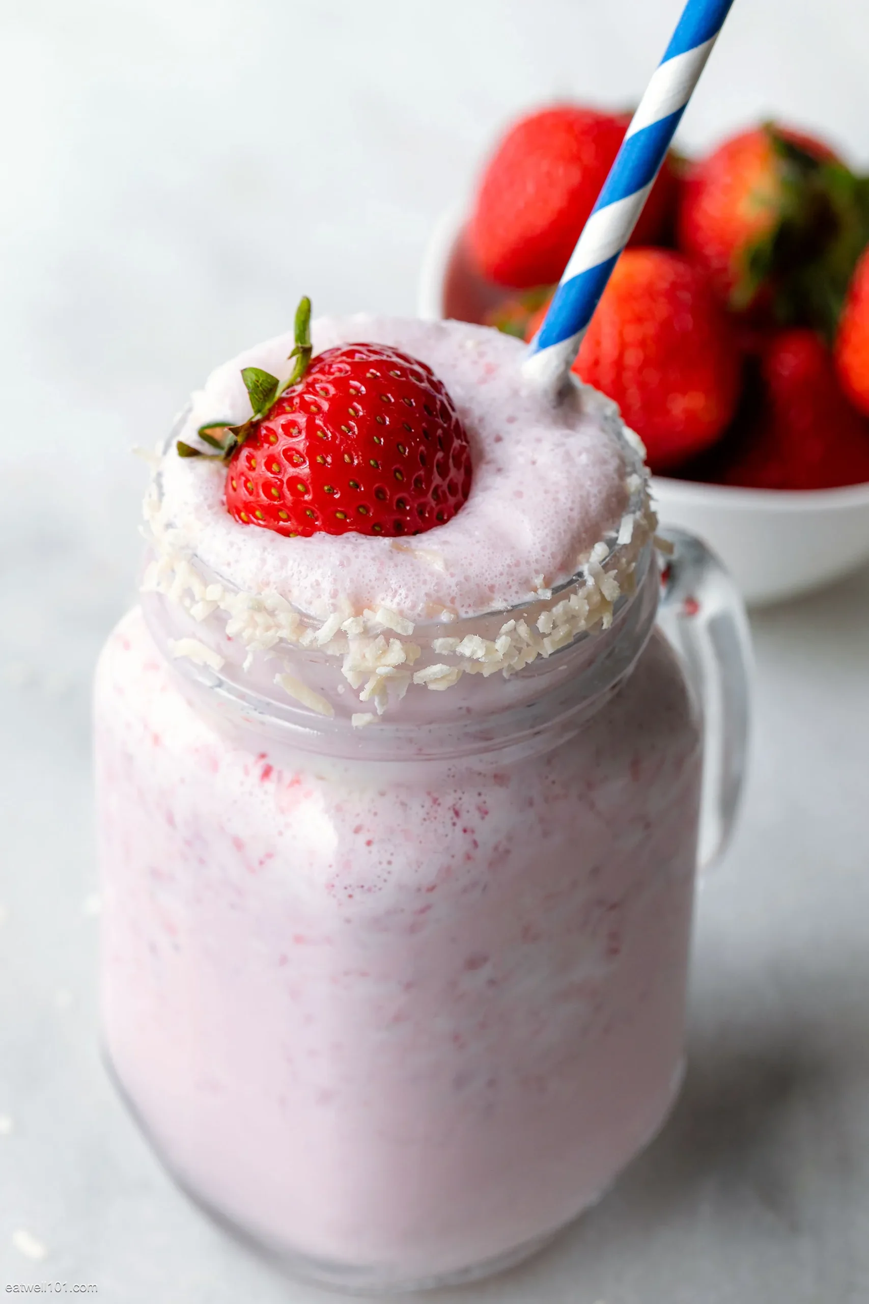 Strawberry Vanilla Bean Milkshake