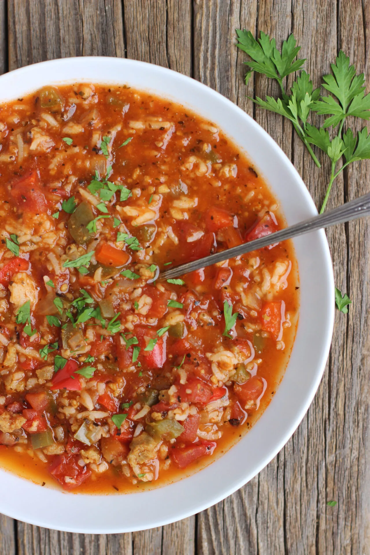 Stuffed Pepper Soup Instant Pot