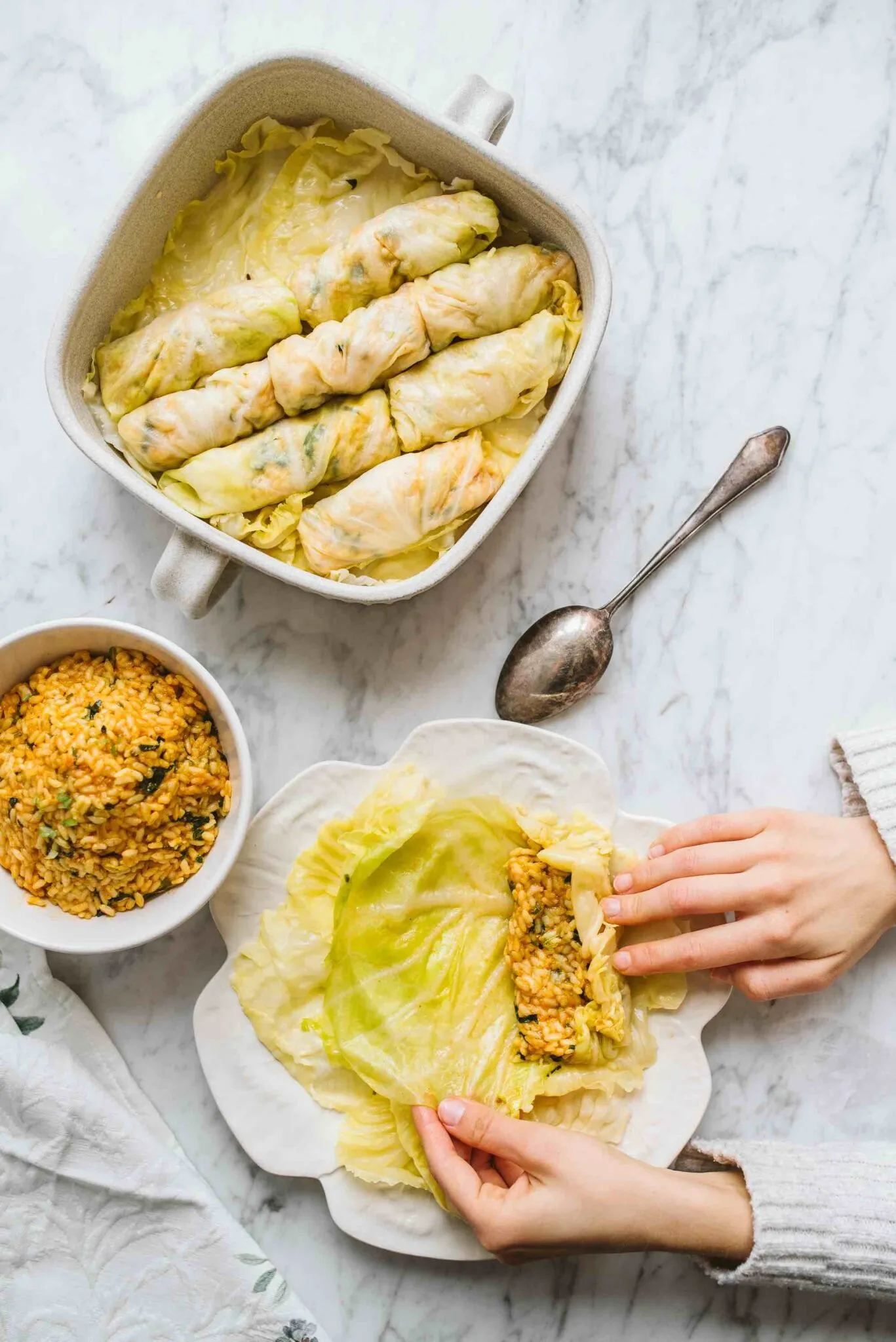 Stuffed Vegan Cabbage Rolls