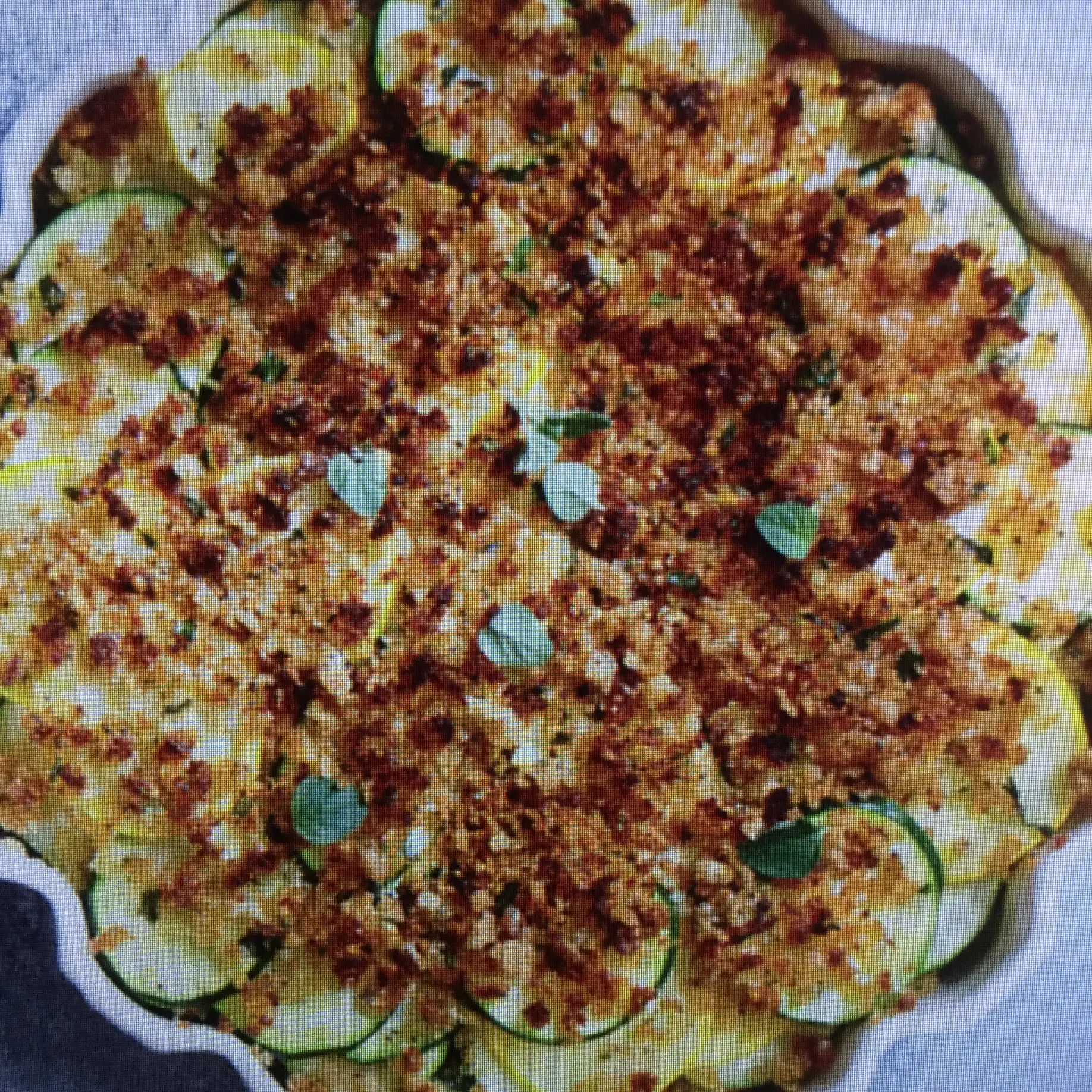 Summer Squash Gratin with Nutmeg Bechamel Gluten Free