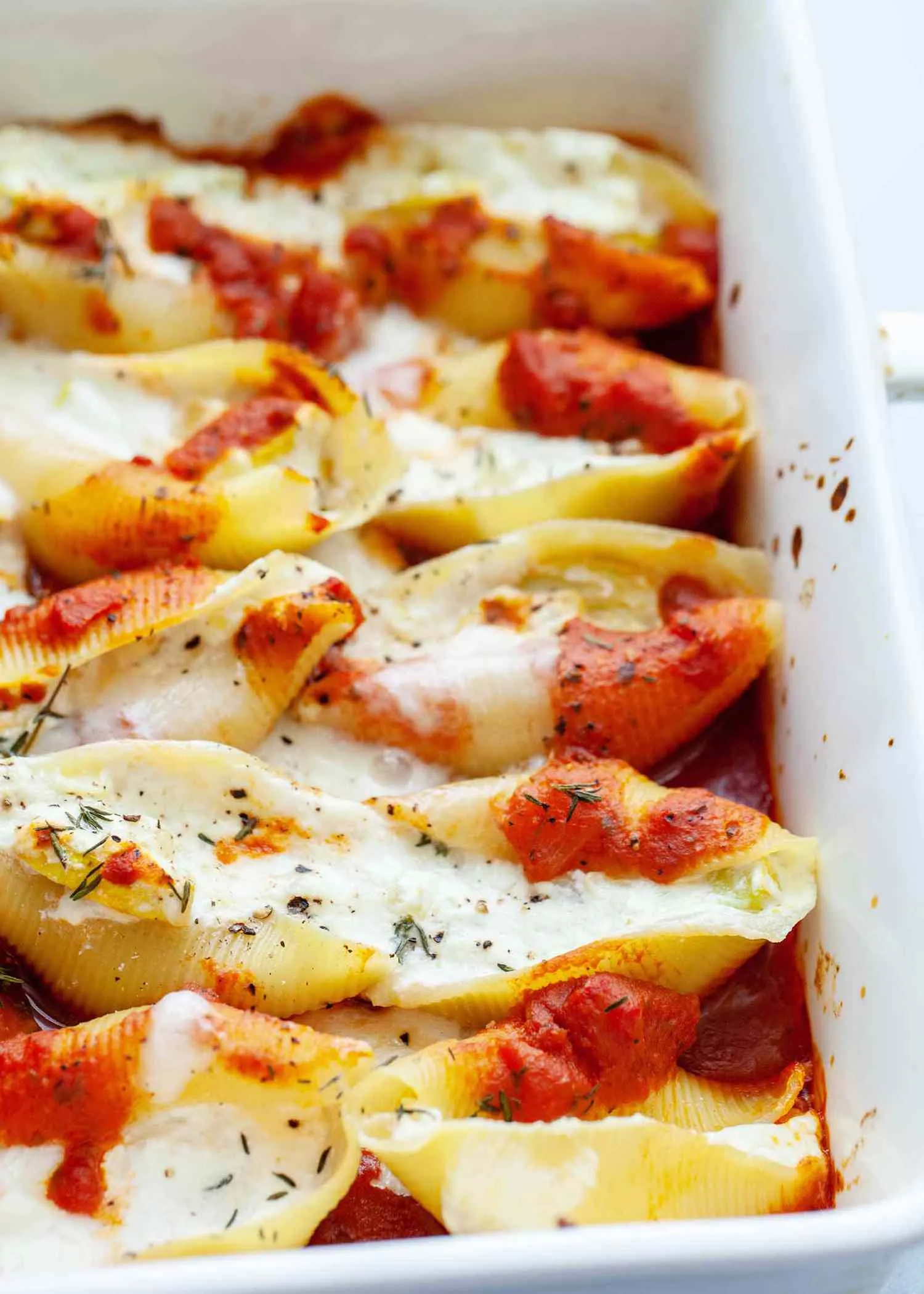 Summer Squash Stuffed Shells