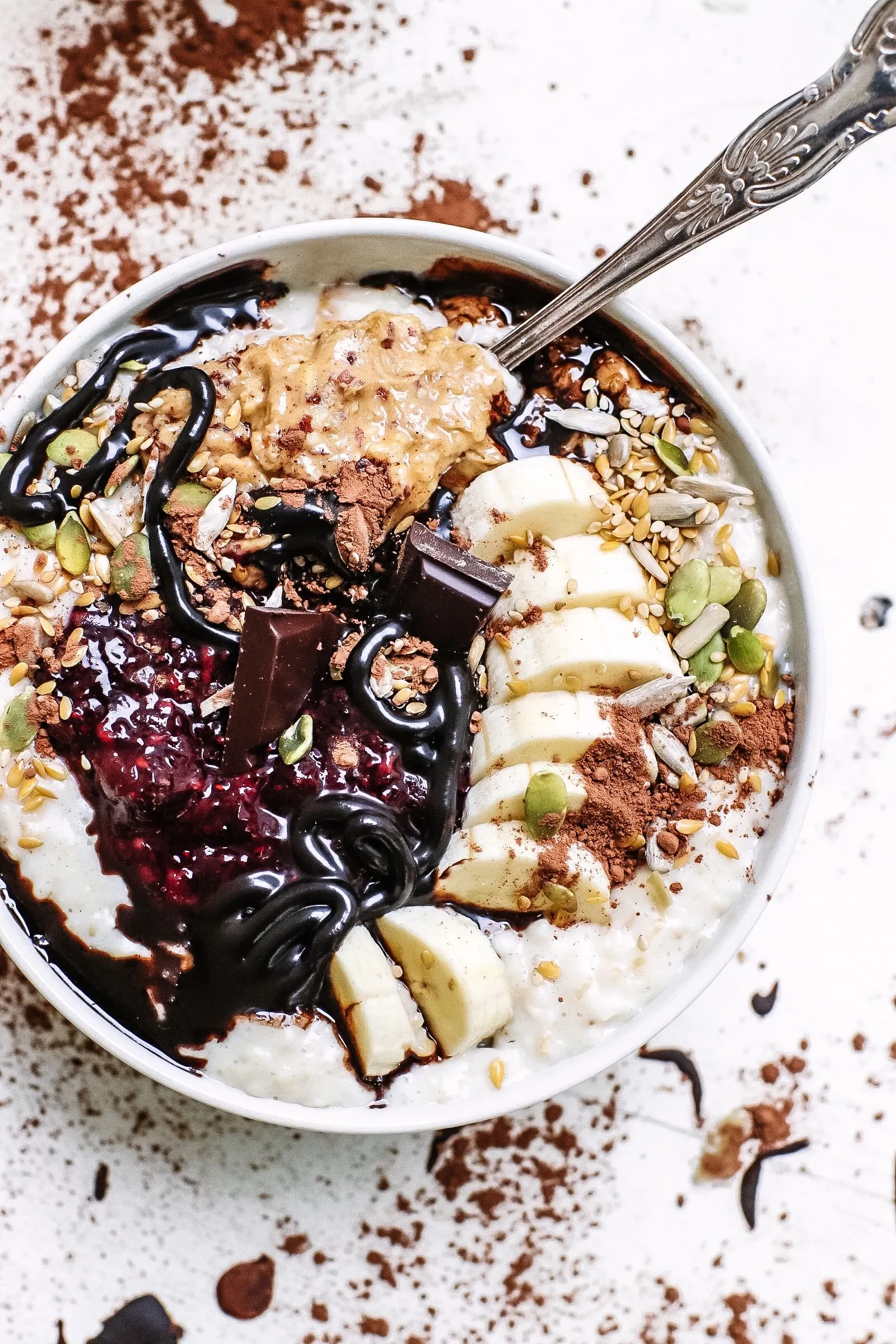 Superfood Peanut Butter Oatmeal Bowl