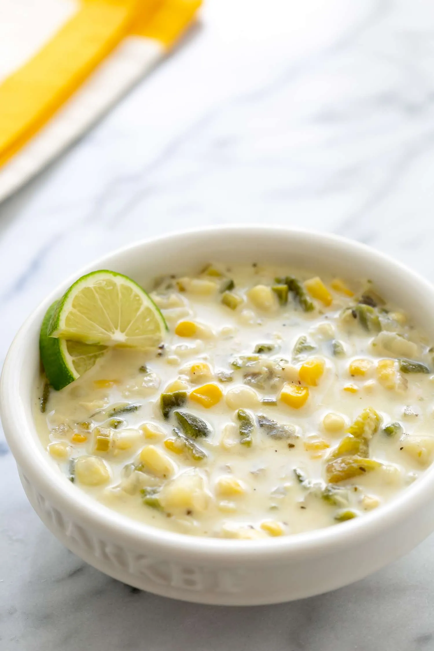 Sweet Corn and Roasted Poblano Chowder