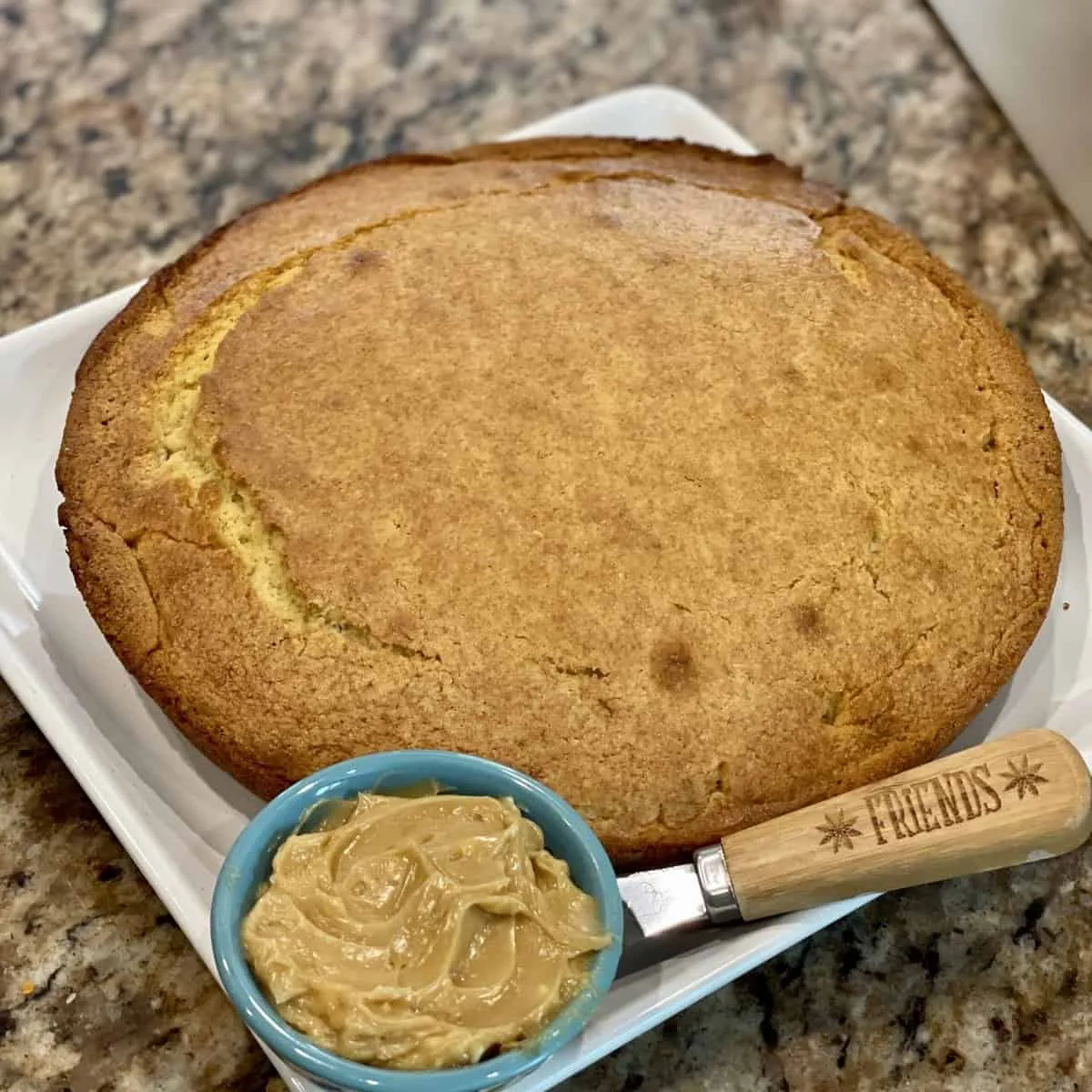 Sweet Cornbread and Molasses Honey Butter
