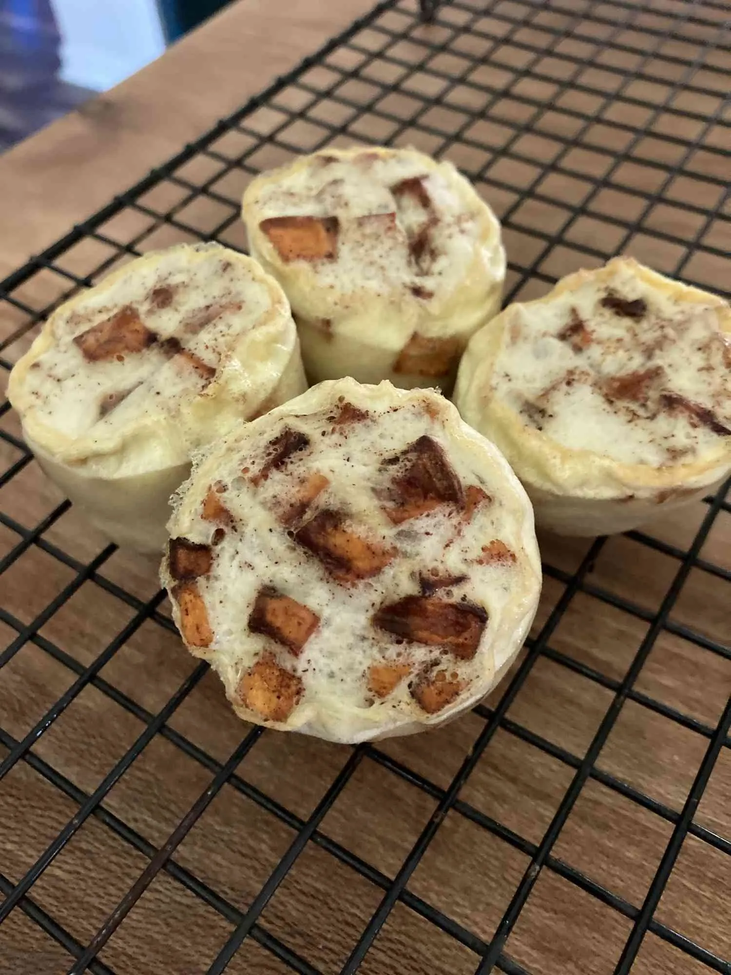 Sweet Potato Egg Wrap Bites