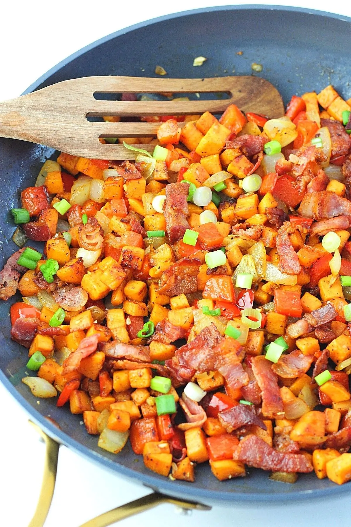 Sweet Potato Hash with Bacon