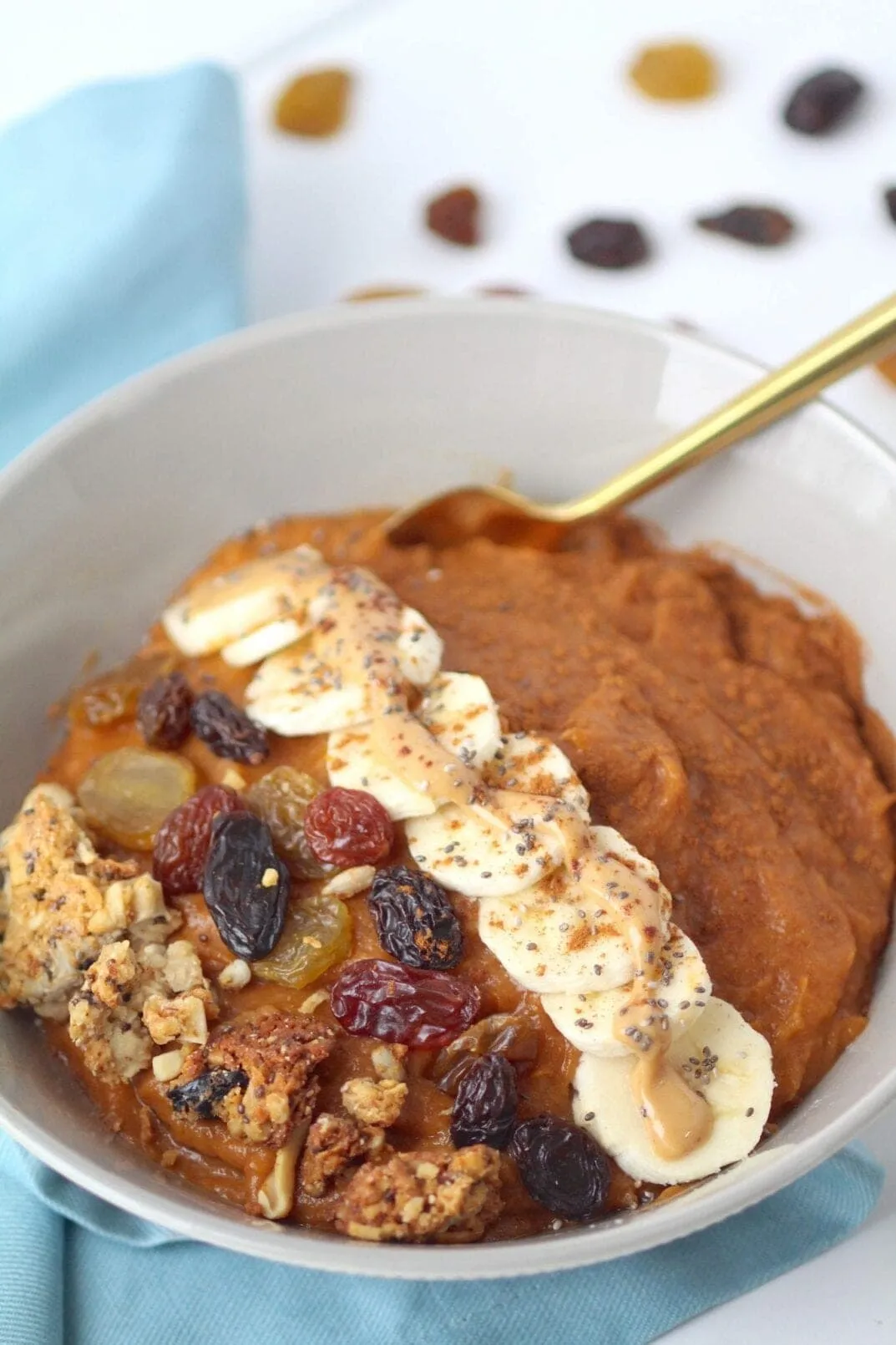 Sweet Potato Porridge Breakfast Bowls