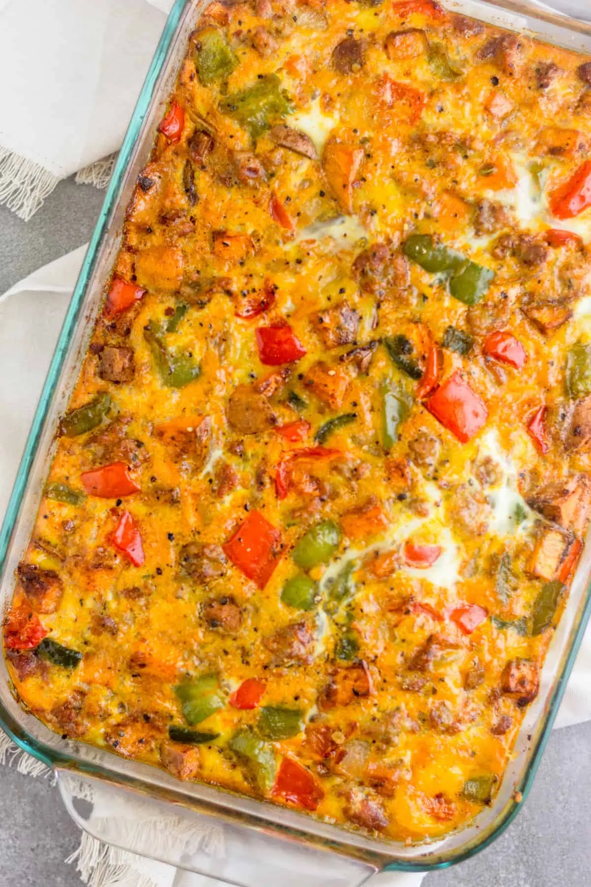 Sweet Potato Sausage Casserole