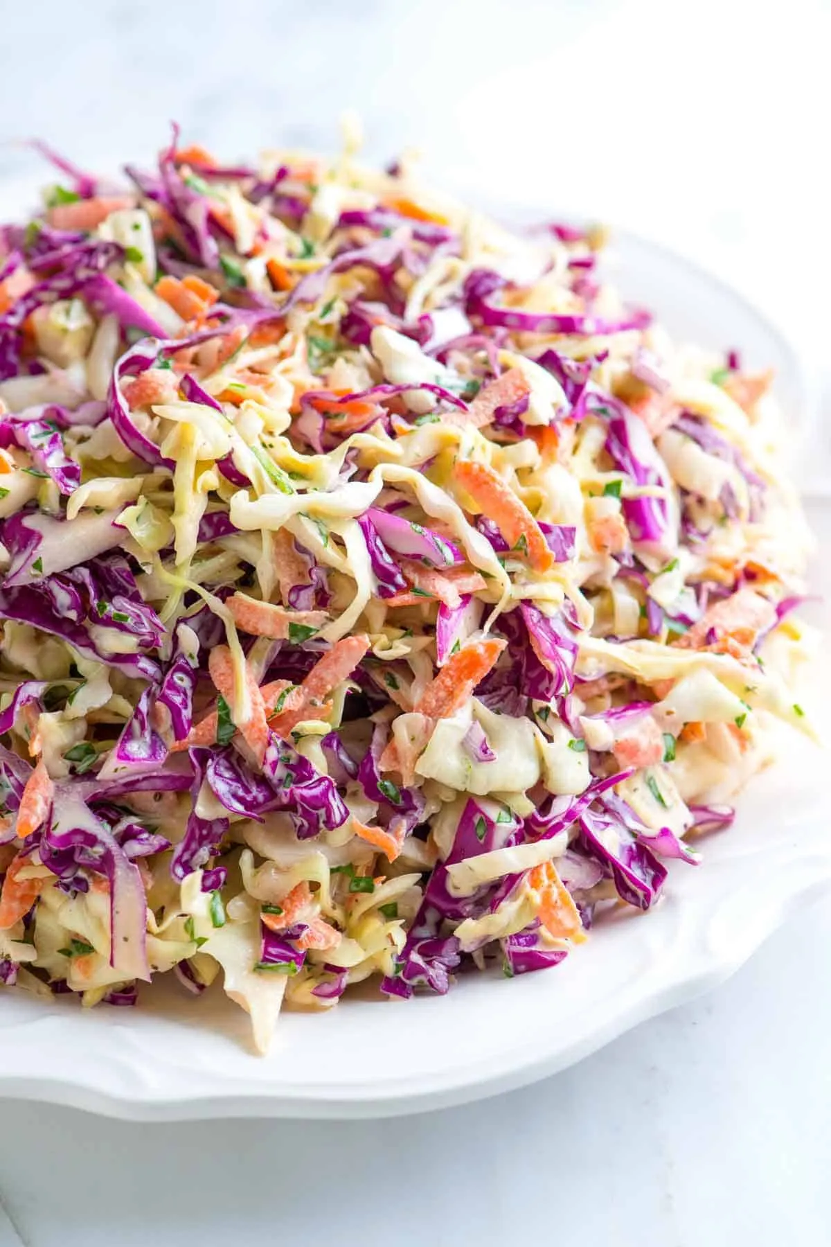 Sweet Red Cabbage Coleslaw