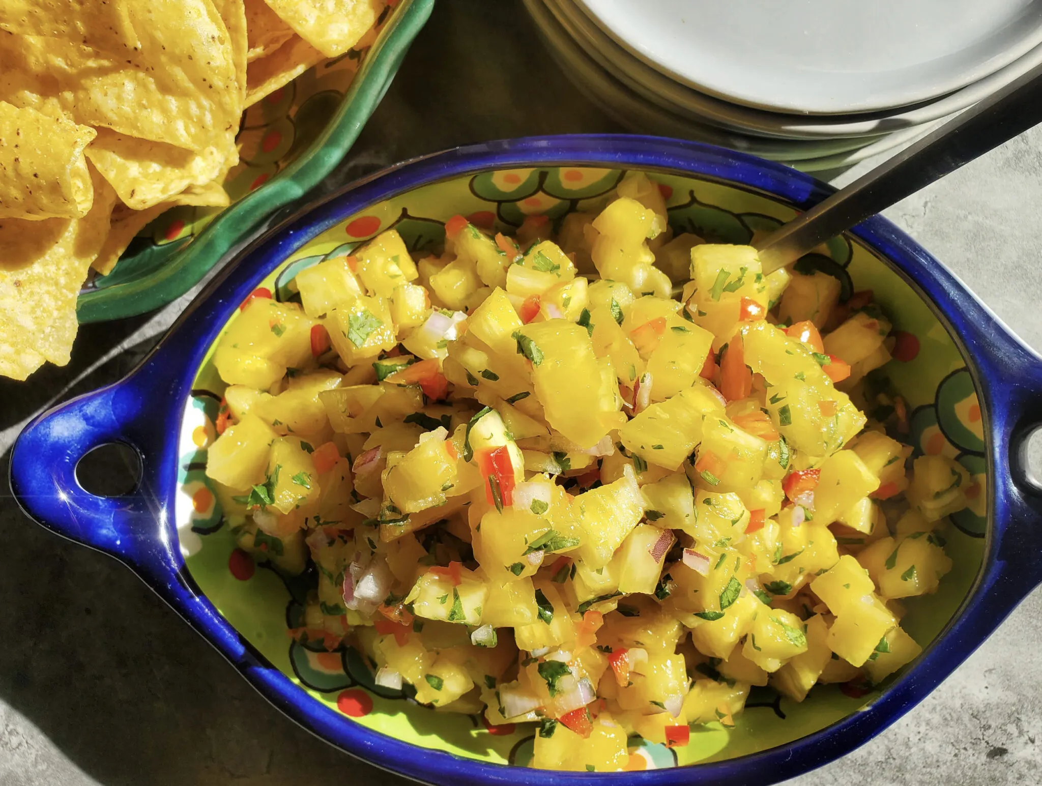 Sweet Spicy Pineapple Salsa