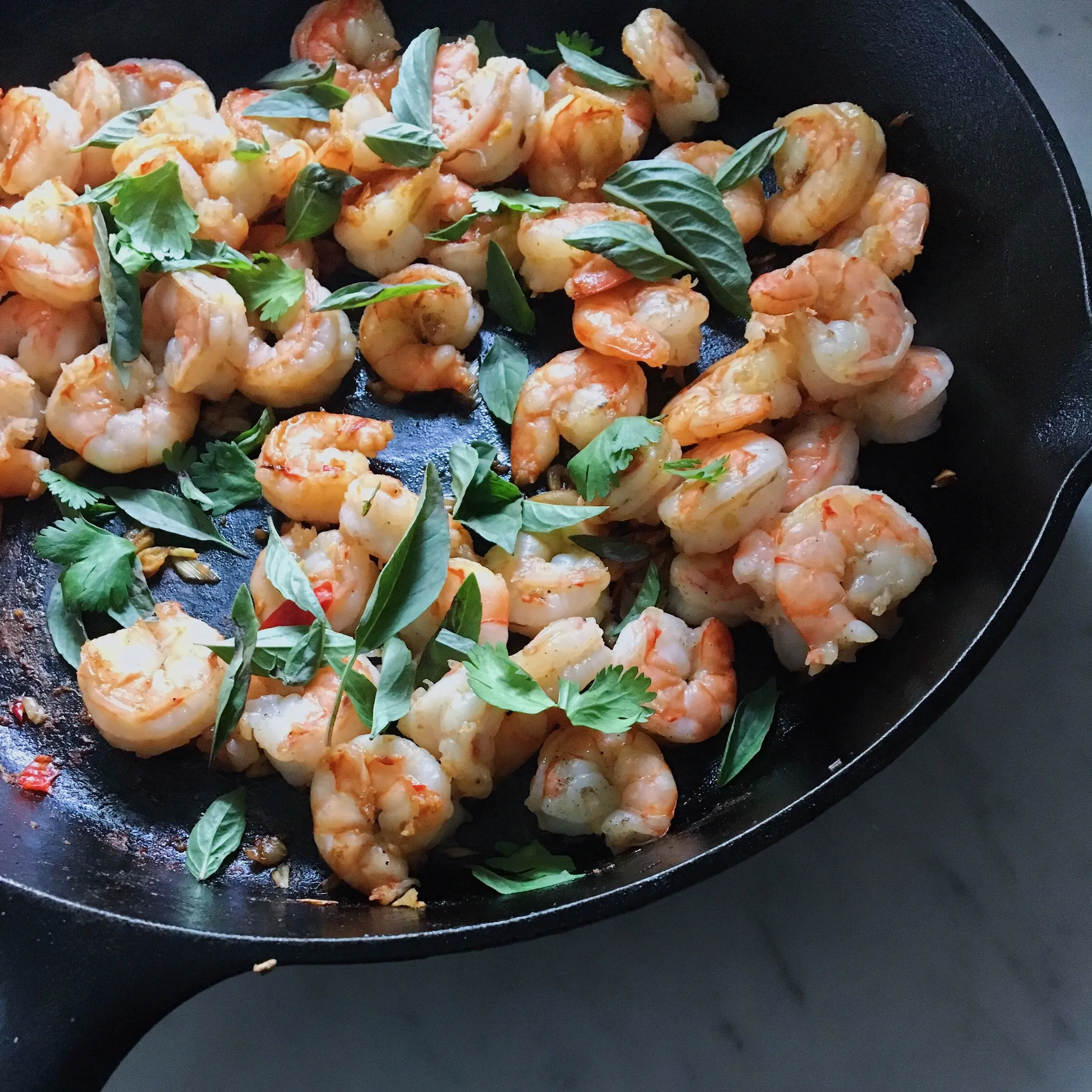 Sweet and Spicy Lemongrass Shrimp