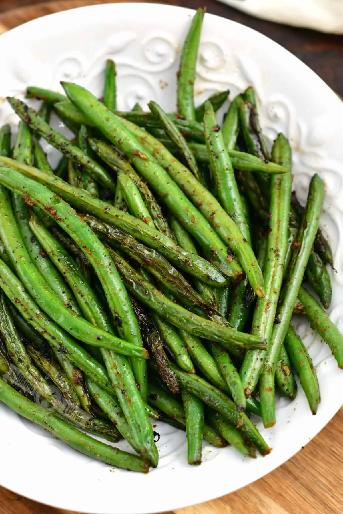 Sylvia's Grilled Green Beans