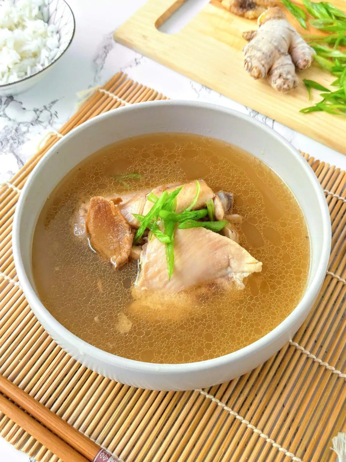 Taiwanese Sesame Oil Chicken Soup