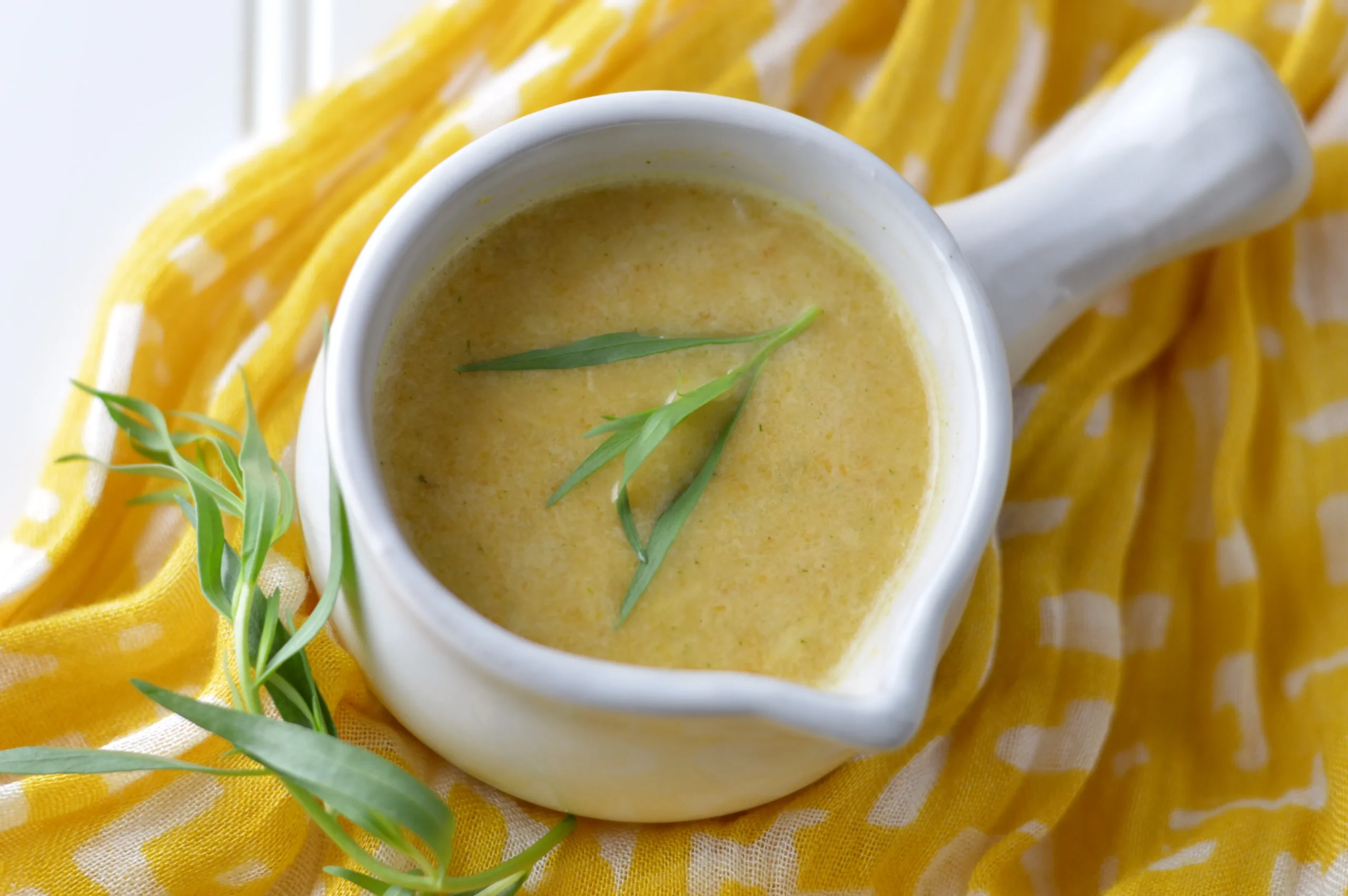 Tarragon Lemon Summer Squash Soup