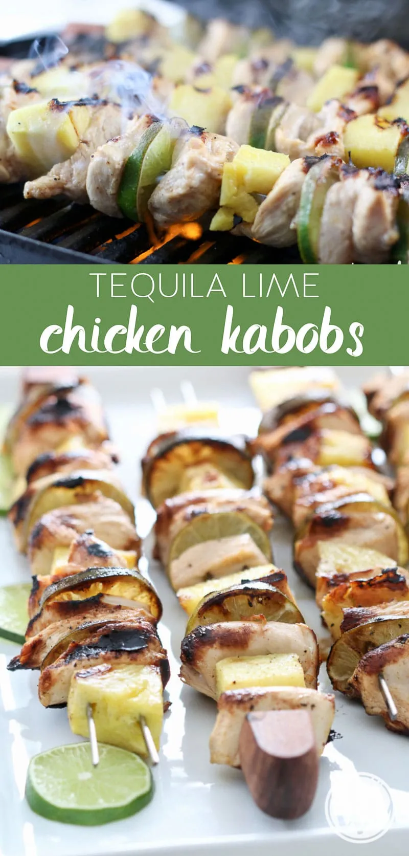 Tequila Lime Chicken Kabobs