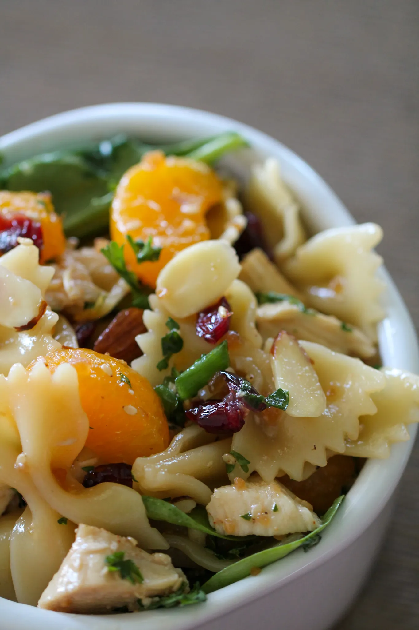 Teriyaki Spinach Pasta Salad