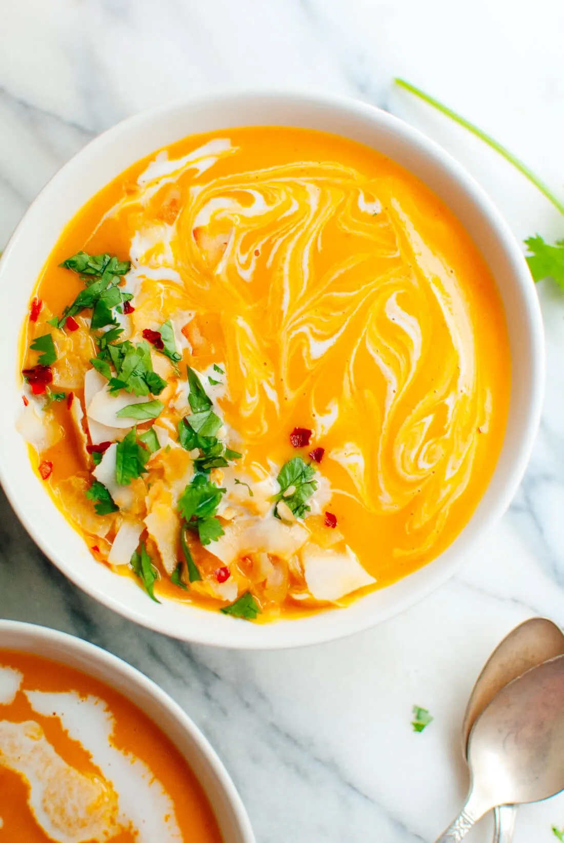 Thai Butternut Coconut Curry Soup