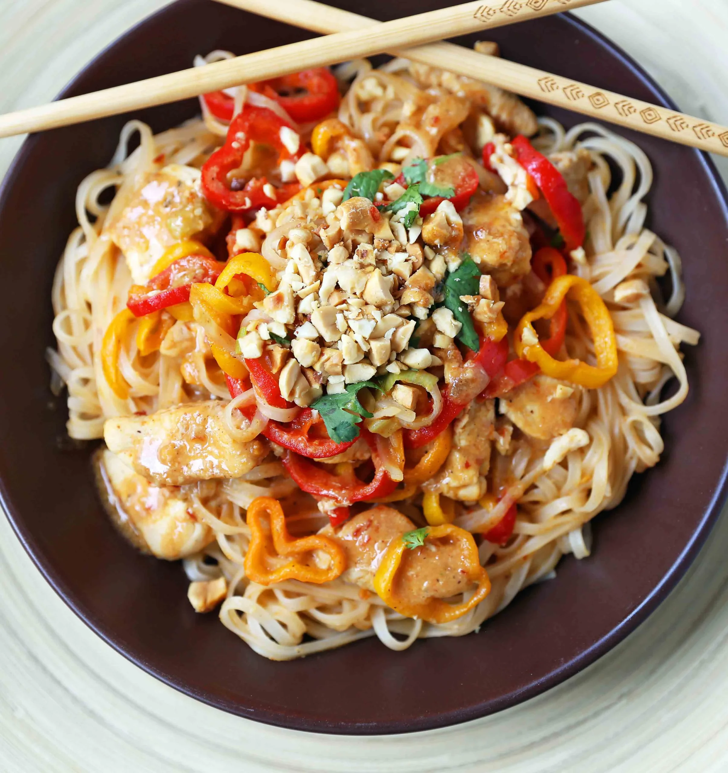 Thai Chicken and Noodles