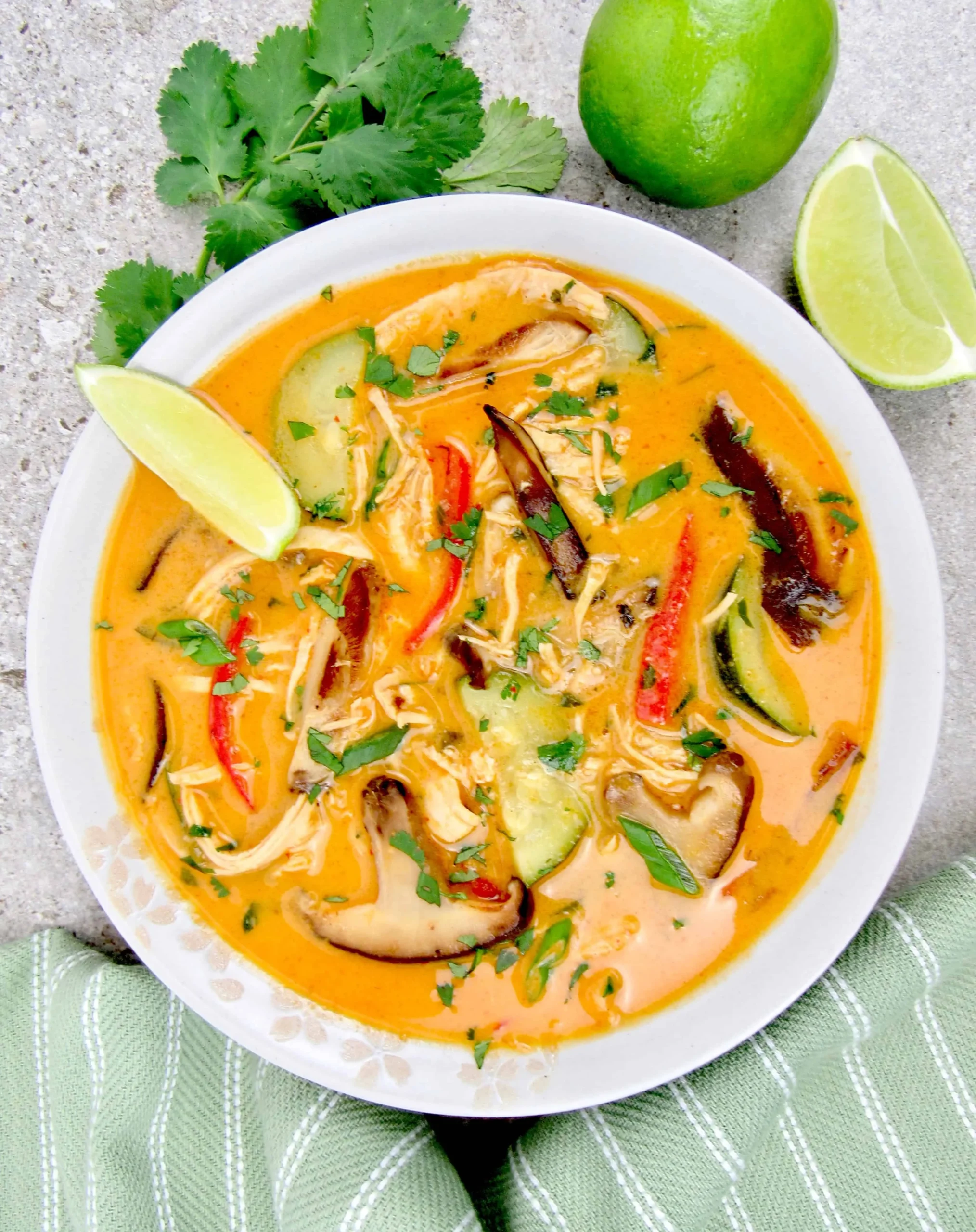 Thai Red Curry Coconut Soup