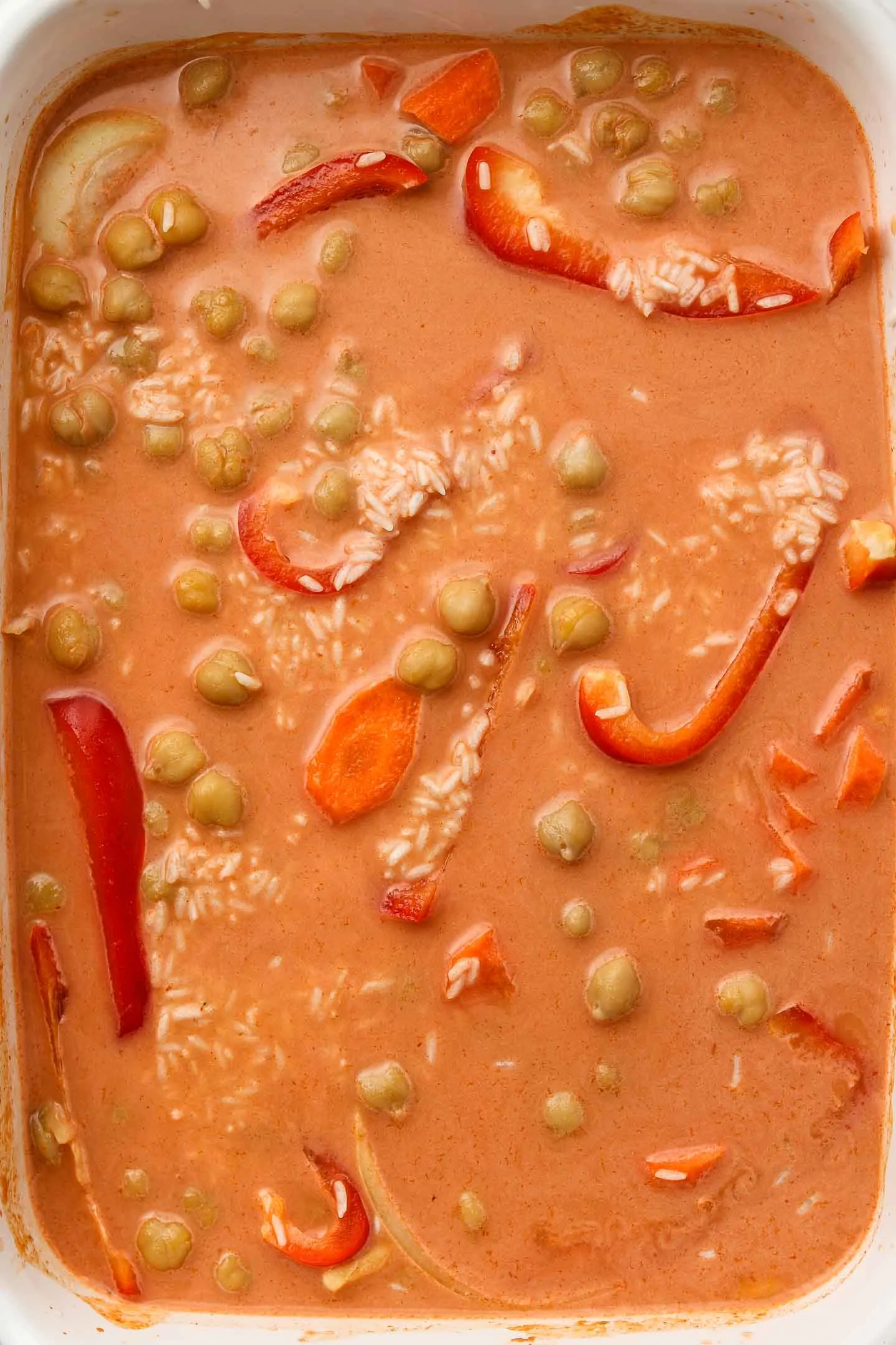 Thai Red Curry Rice Casserole