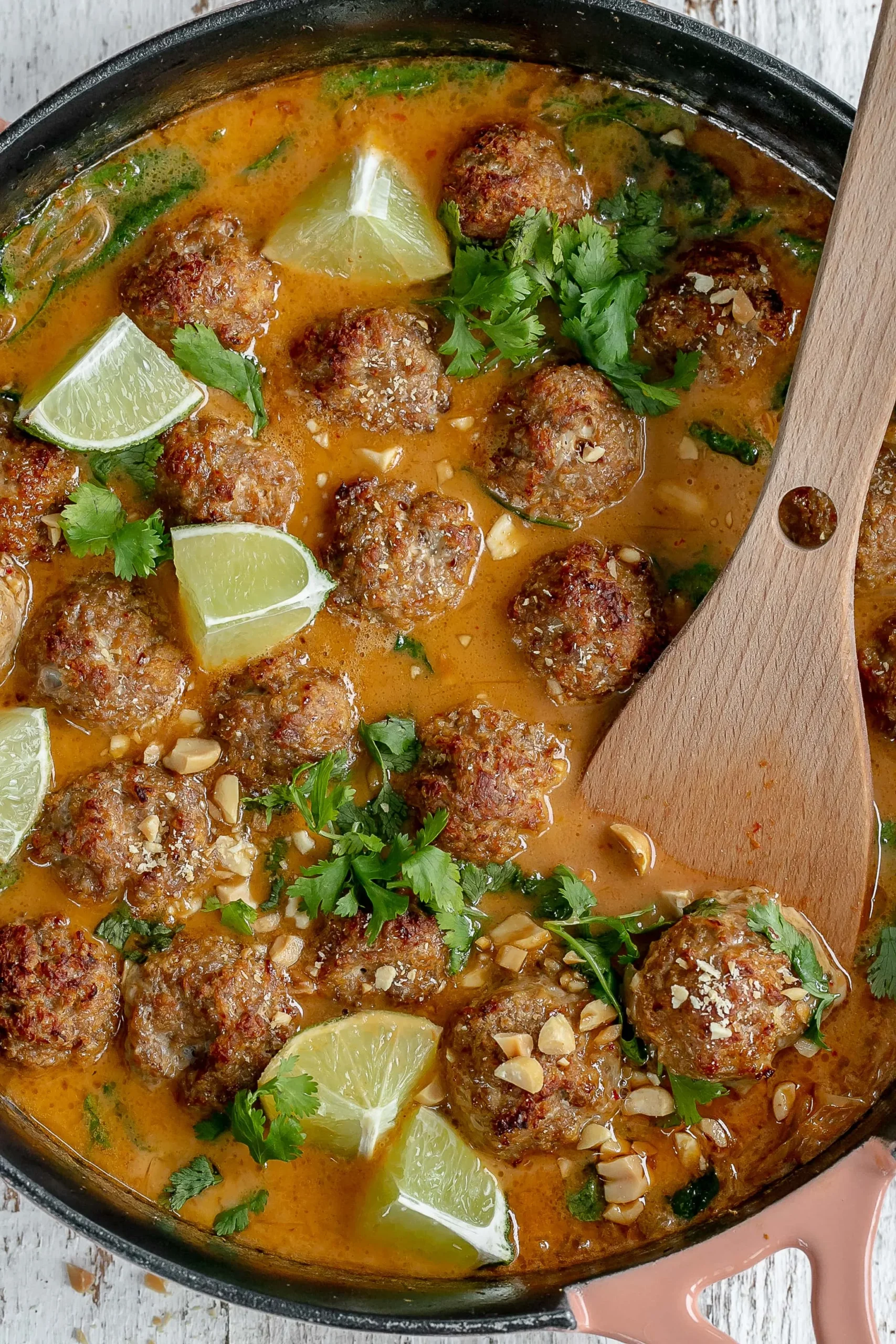 Thai Red Curry Turkey Meatballs