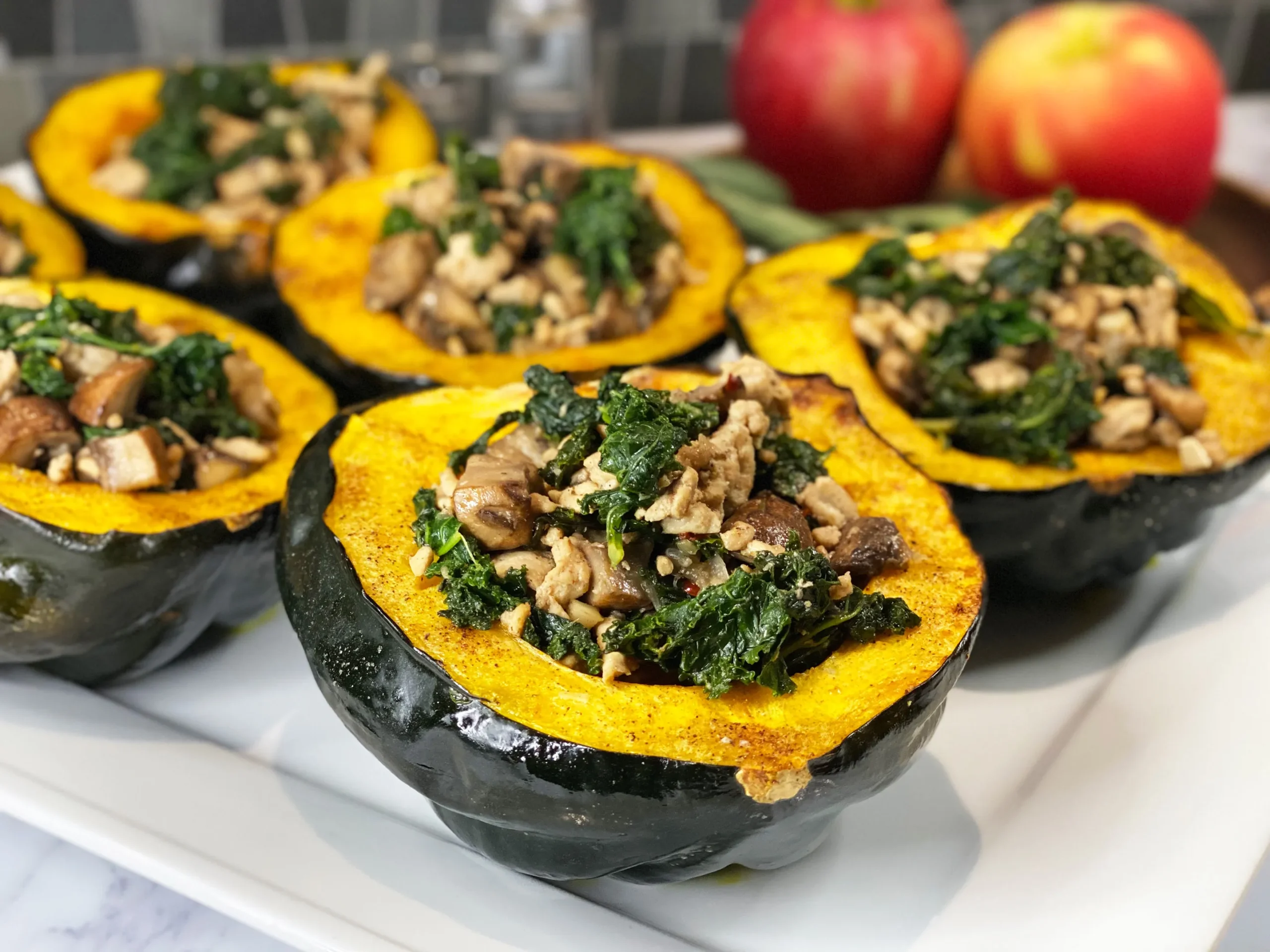 Thanksgiving Stuffed Acorn Squash